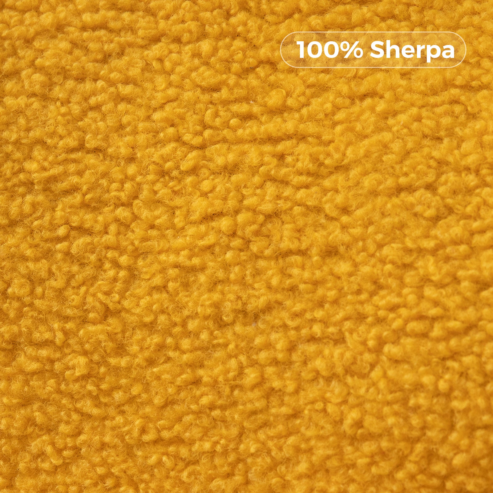 MAXYOYO Kids Sherpa Bean Bag Chair & Couch - Soft Plush Comfort with Decorative Edges for Children's Room, Nursery, Playroom (Lemon Yellow) - Perfect for Reading, Gaming & Relaxing