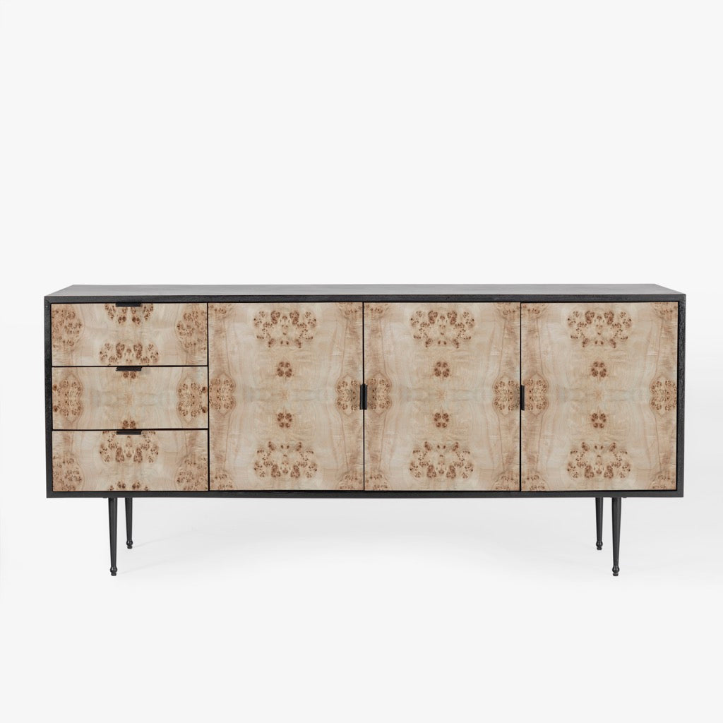 Gregory Burl Buffet Light Brown - Stylish and Durable Buffet Table for Dining Room, Living Room, or Entryway Decor