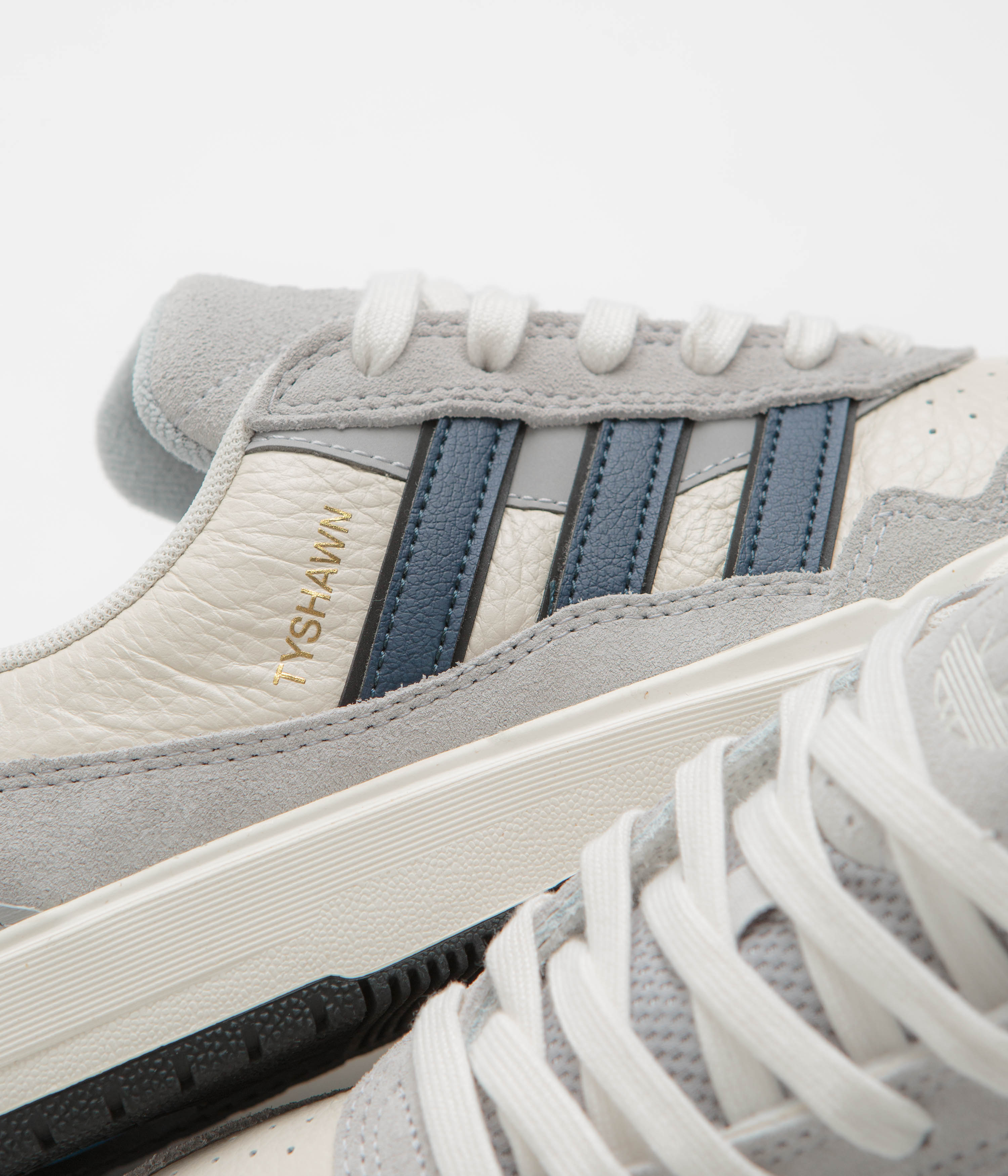 Adidas Tyshawn II Men's Basketball Shoes - Grey Two/Collegiate Navy/Chalk White - High-Performance Court Sneakers for Training & Games