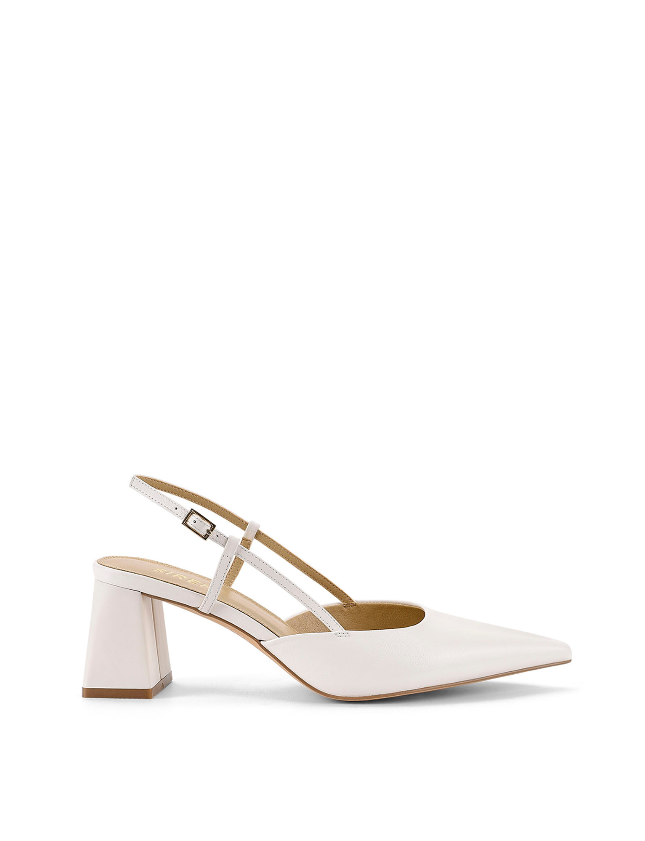 Yasmine Slingback Heels - Women's Comfortable Leather Pumps with Ankle Strap | Perfect for Office, Wedding & Evening Events