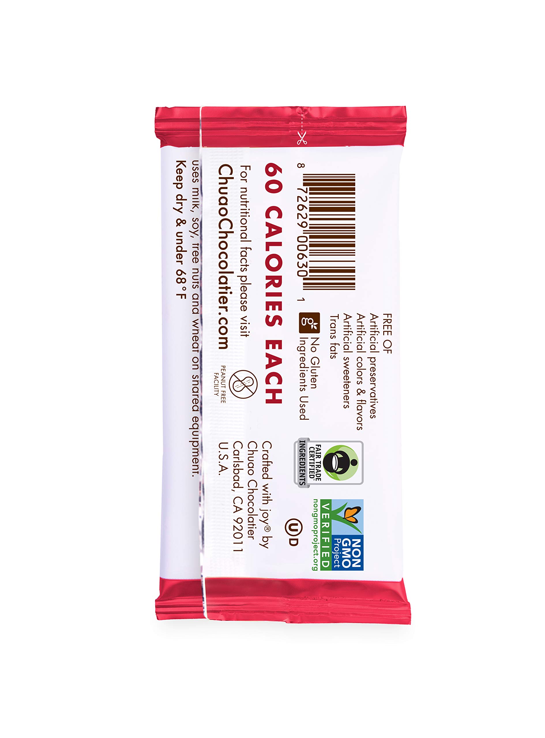 Chuao Chocolatier Spicy Maya Dark Chocolate Mini Bars - Gourmet Artisan Chocolate with Cinnamon & Cayenne Pepper | European-Style No Preservatives | 100-Pack for Holiday Gifts, Christmas, Valentine's Day, Corporate Gifts | Perfect for Chocolate Lovers, Dessert Platters & Party Favors