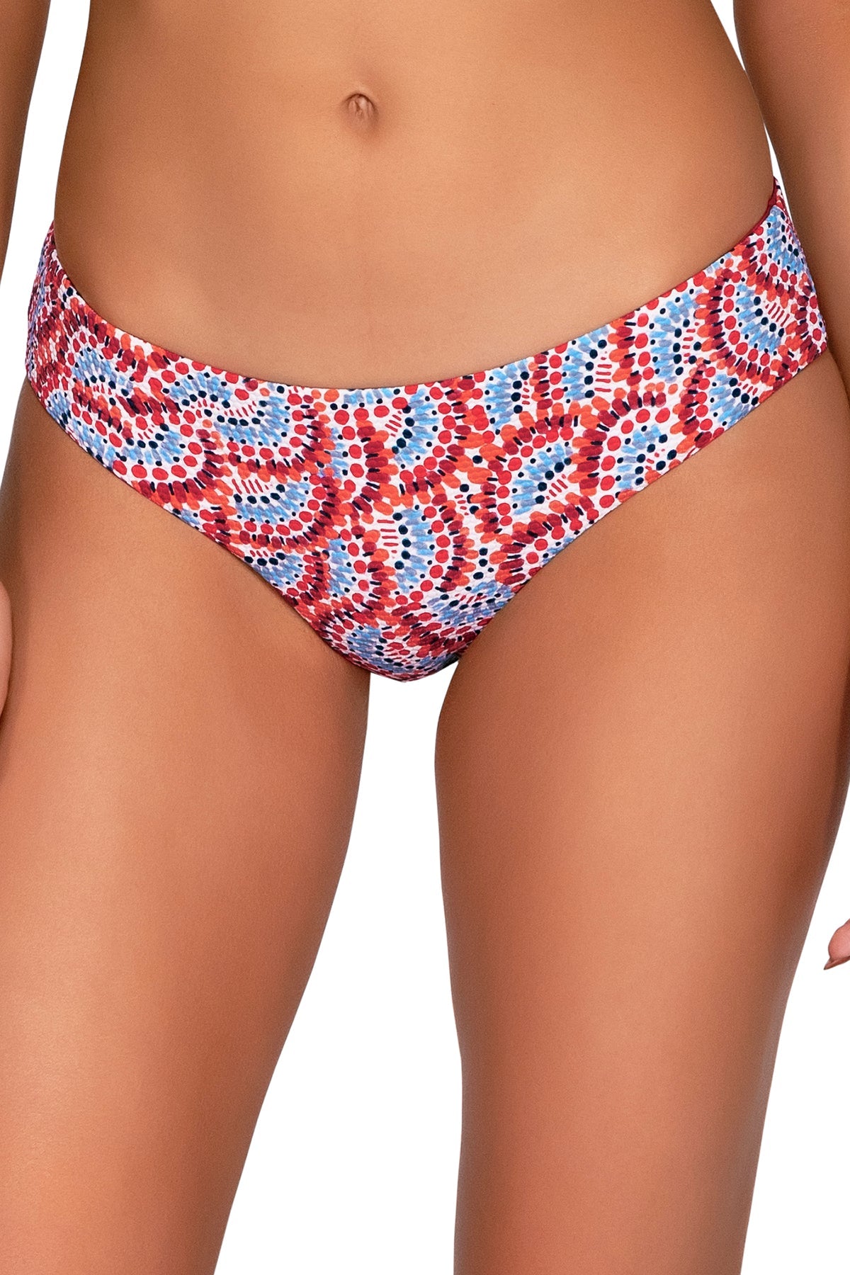 Good Karma Hazel Hipster Bikini Bottom - Women's High Waisted Swimwear for Beach & Pool | Comfortable & Stylish Swim Shorts for Summer Vacation