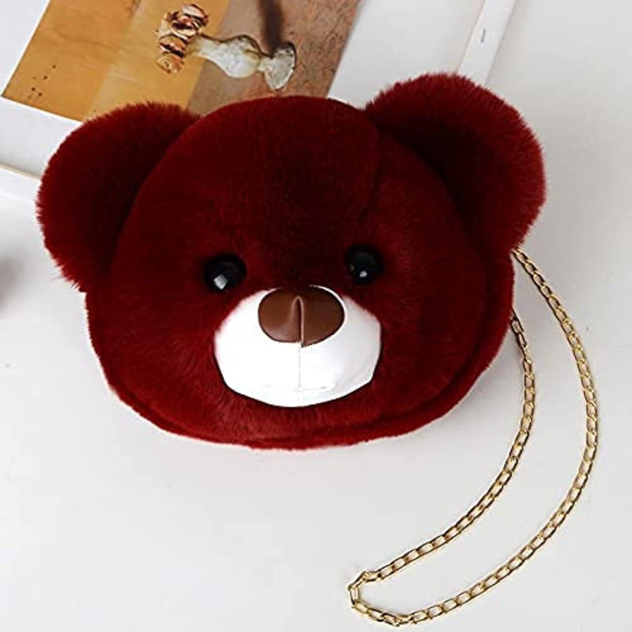 Adorable Teddy Bear Sling Bag for Girls - Cute Crossbody Shoulder Purse (Multicolor) | Perfect for School, Travel & Everyday Use | Pack of 1