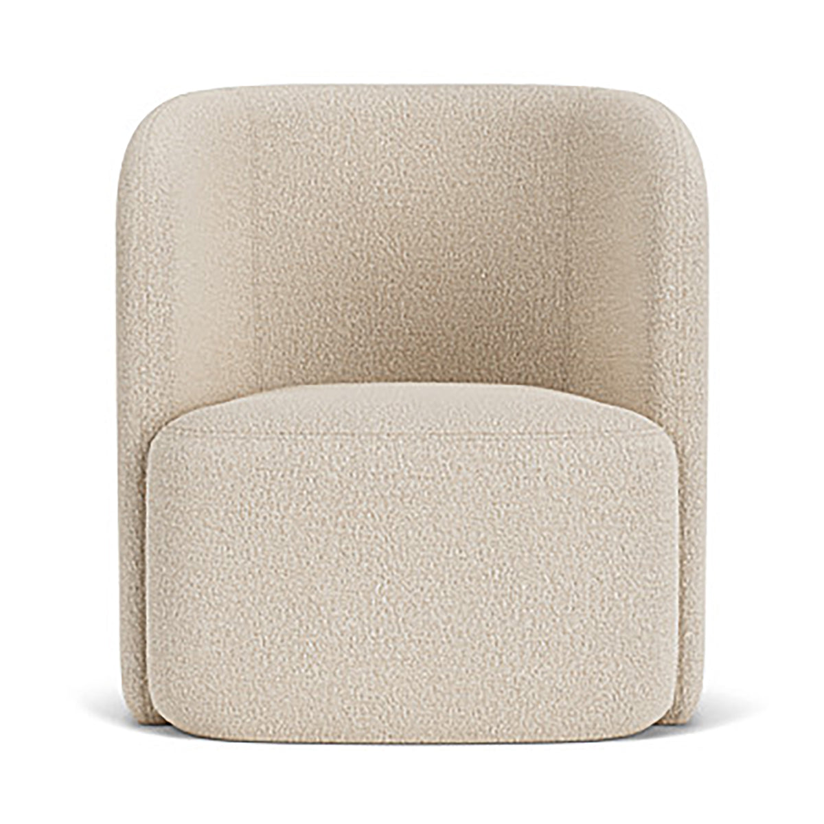 Blair Boucle Swivel Chair - Modern Velvet Accent Chair with 360° Rotation, Mid-Century Style Lounge Chair for Living Room, Bedroom, Office & Reading Nook