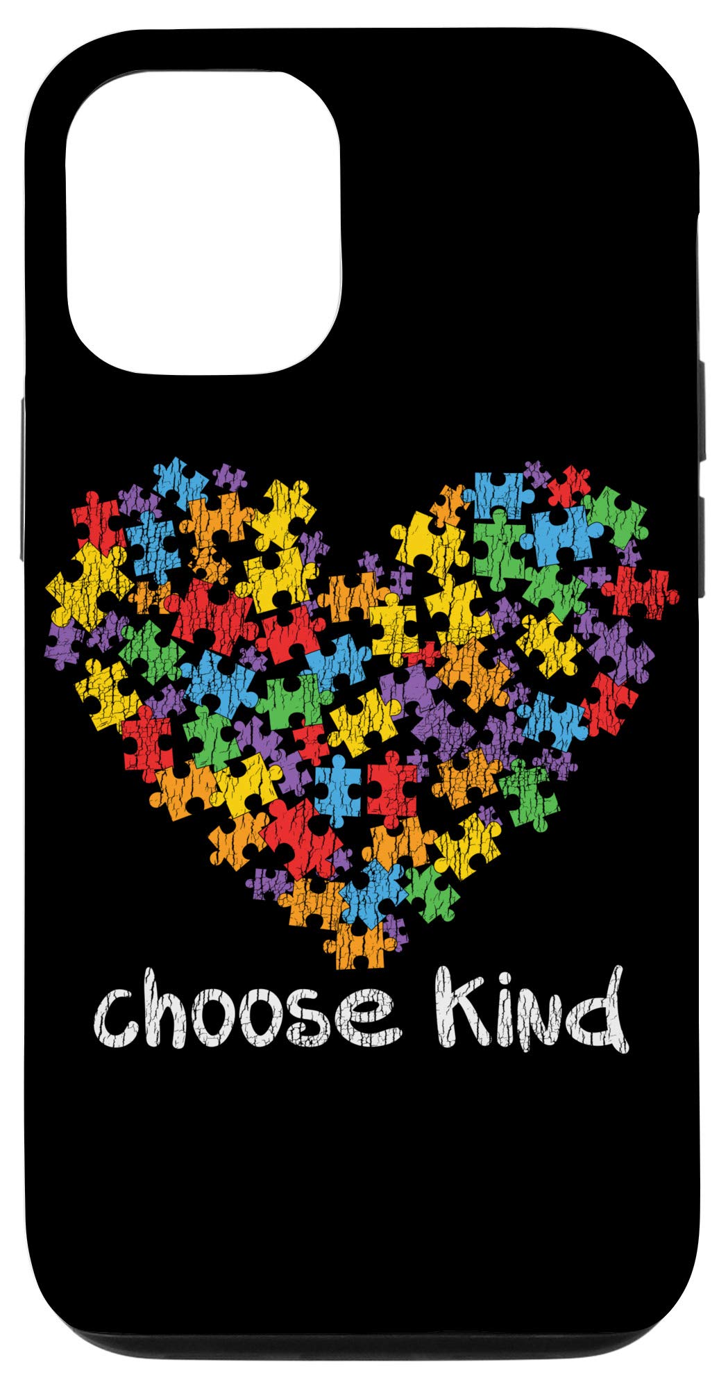 iPhone 12/12 Pro Autism Awareness Case - Anti-Bullying Protective Phone Cover for Kids with Autism - Perfect for School, Therapy & Daily Use