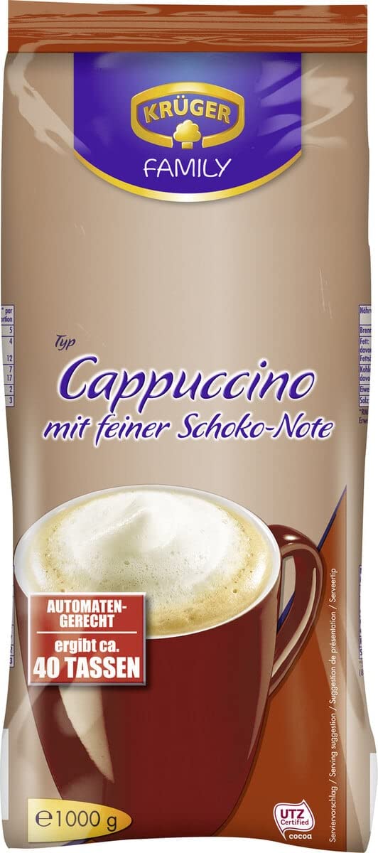 The Perfect Coffee Break with Premium Cappuccino Krüger