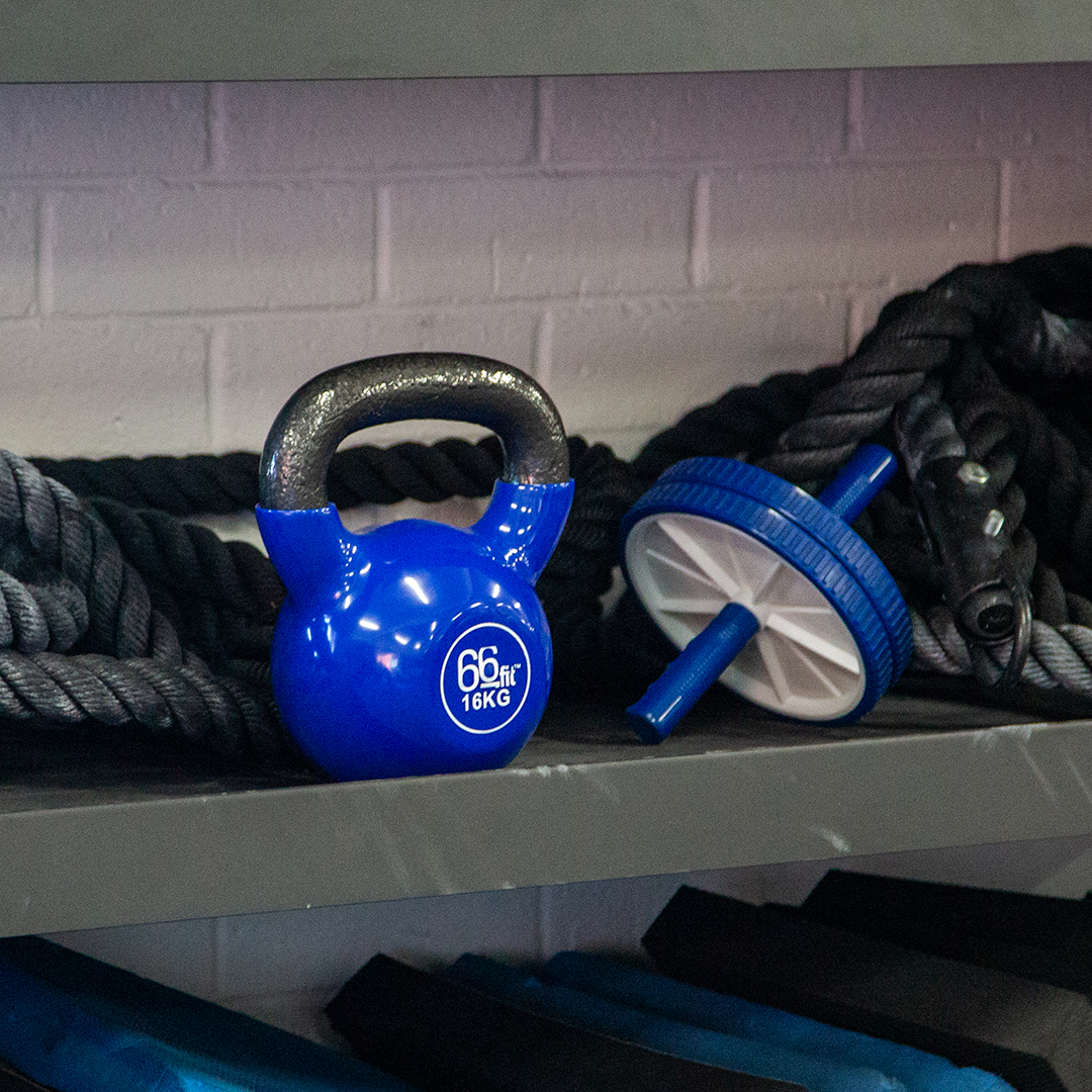 66Fit Premium Cast Iron Kettlebells - Adjustable Weight for Home Gym, CrossFit & Strength Training - Durable Fitness Equipment for Men & Women - Ideal for HIIT, Cardio & Functional Workouts
