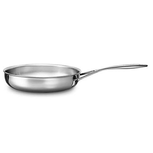 KitchenAid KC712SKST 12-Inch Stainless Steel Frying Pan with Stay-Cool Handle - Silver, 30 x 30 x 6 cm - Perfect for Searing, Sauteing & Cooking Steaks, Eggs & Pancakes