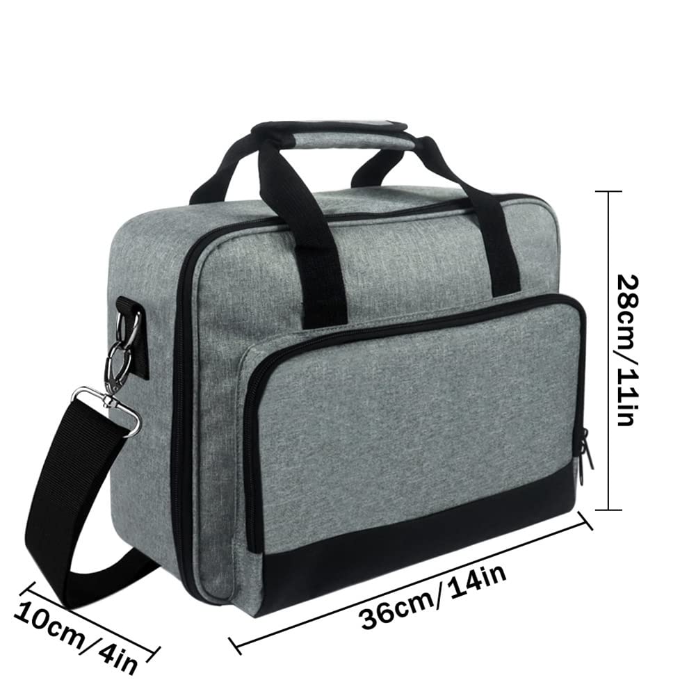 Duendhd 1 PC Nylon Projector Bag for Home Theater - Portable Protective Case for Movie Nights, Business Presentations & Outdoor Projections