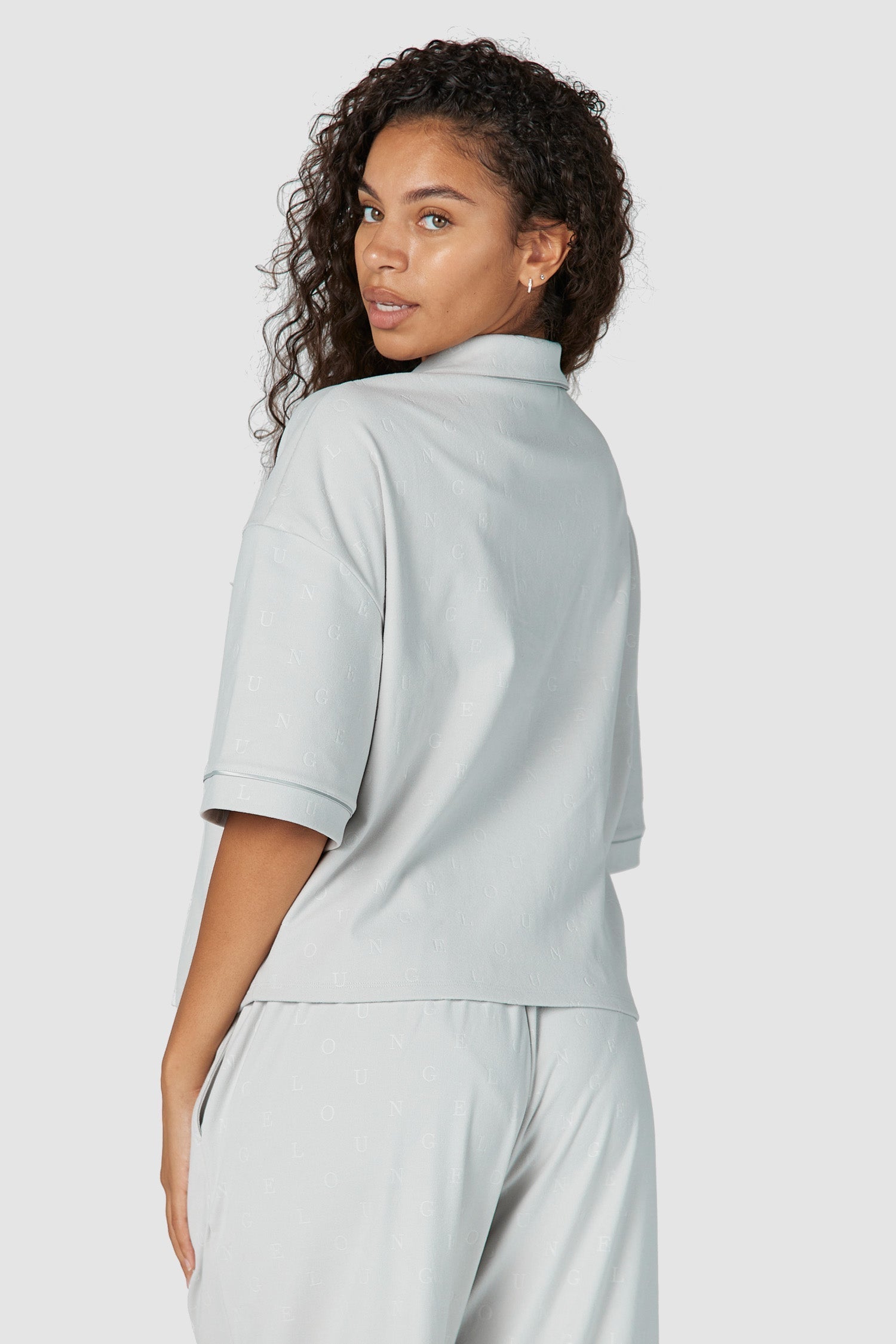 Luxury Embossed Cotton Pajama Shirt for Men - Soft & Comfortable Sleepwear - Perfect for Lounging, Travel & Relaxation at Home
