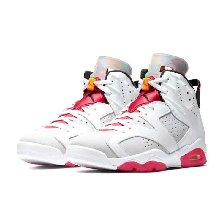 Air Jordan 6 Retro GS Hare Sneakers - Neutral Grey, Black & White Basketball Shoes for Women & Girls - Perfect for Basketball Games, Streetwear & Casual Outfits