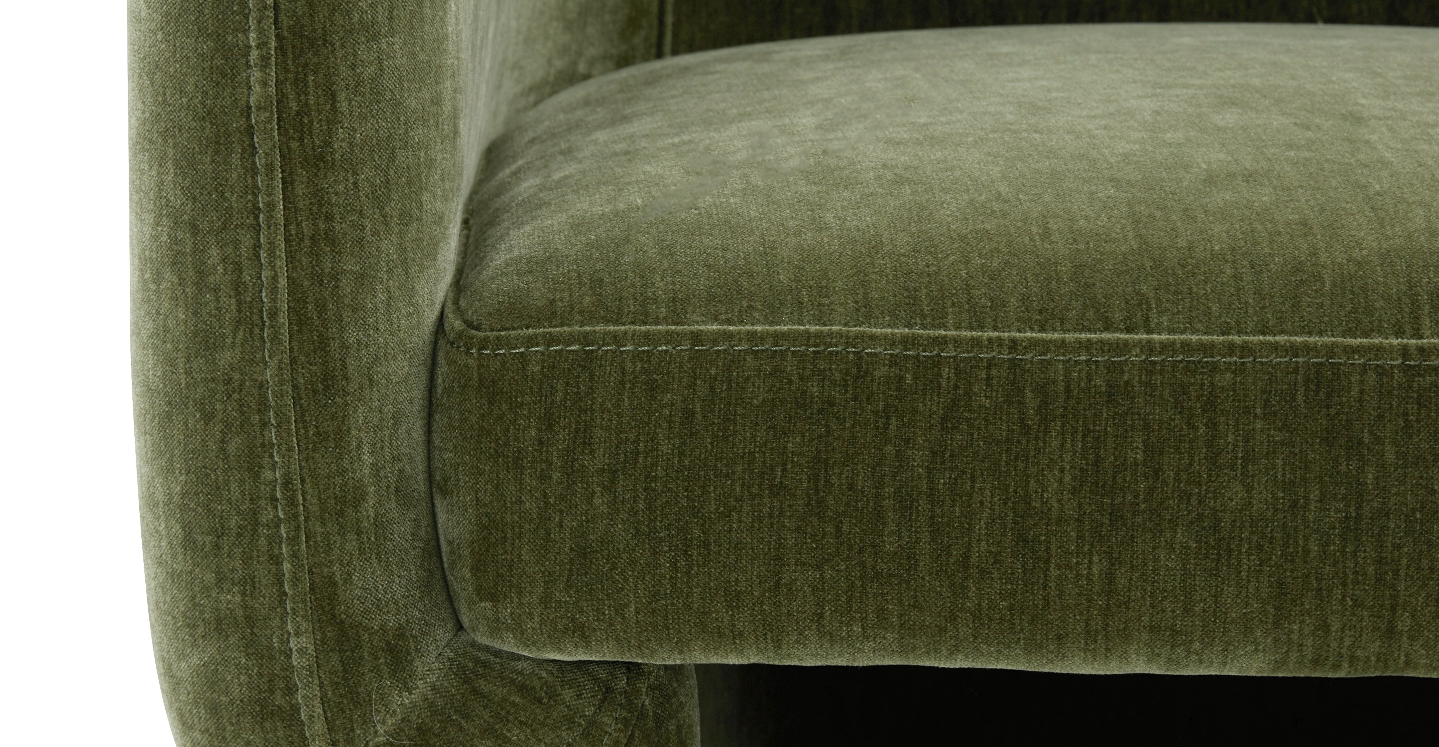 Sloan Lounge Chair - Modern Accent Chair for Living Room, Bedroom & Office - Comfortable Upholstered Armchair with Wooden Legs - Perfect for Relaxing, Reading & Decorating Your Home