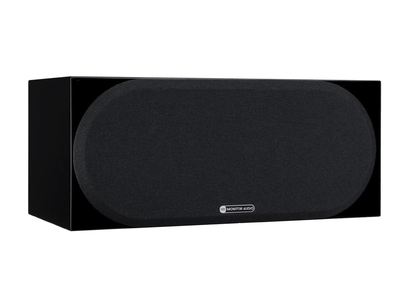 Monitor Audio Silver C250 7G Center Channel Speaker - High-End Home Theater Sound System for Movies & Music (Black Gloss Finish) | Perfect for Dolby Atmos & Surround Sound Setups