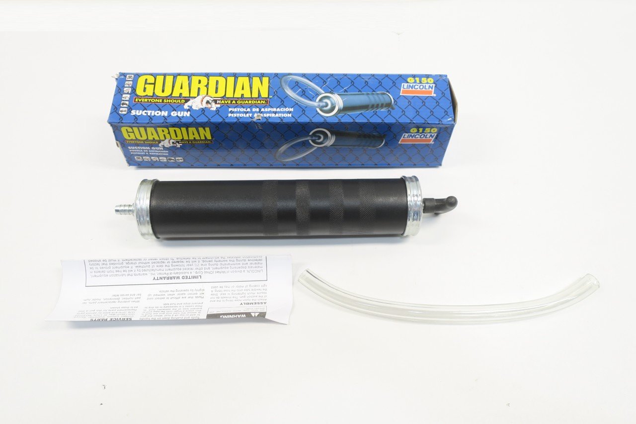 Lincoln G150 Guardian Suction Gun D591156 - Heavy Duty Oil Extractor for Automotive & Marine Maintenance | Perfect for Fluid Changes, Engine Flushing & Industrial Applications