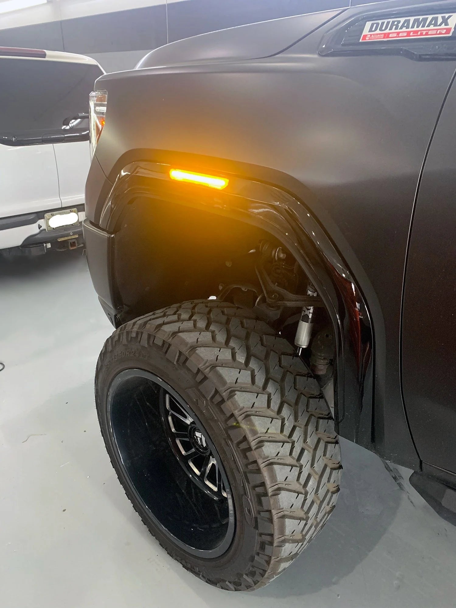 2020-2024 GMC Sierra HD LED Smoked Fender Lights - Set of 4 - Durable & Stylish Upgrade for Off-Road & Night Driving