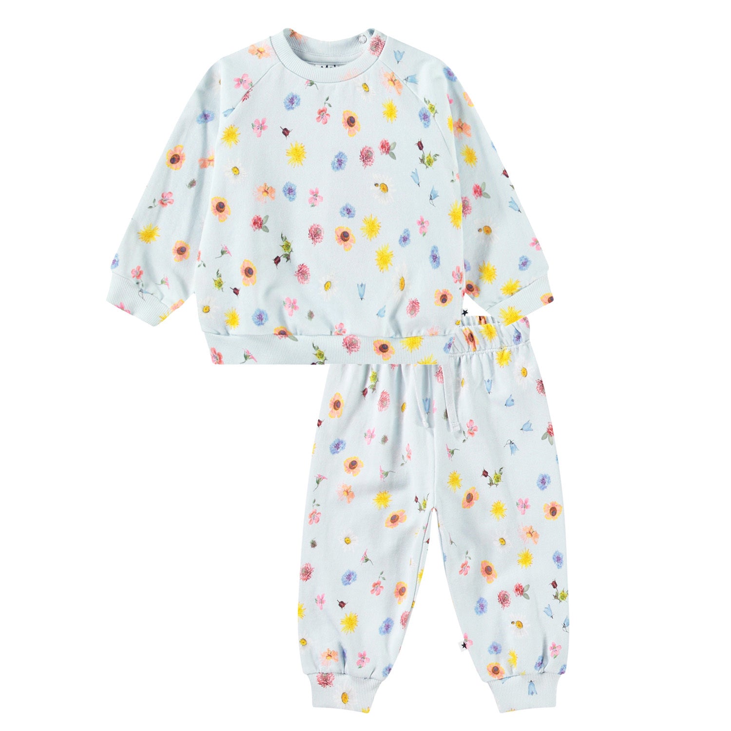 Molo Disc Sweatshirt Set - Floral Print Casual Outfit for Women & Girls | Perfect for School, Playdates & Everyday Wear