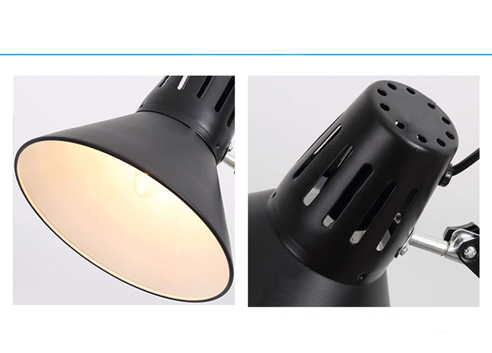 LED Eye Protection Desk Lamp - Adjustable Swing Arm Architect Lamp for Reading, Work, Study & Office (Yellow) | Dimmable Task Lighting for Home & Workspace