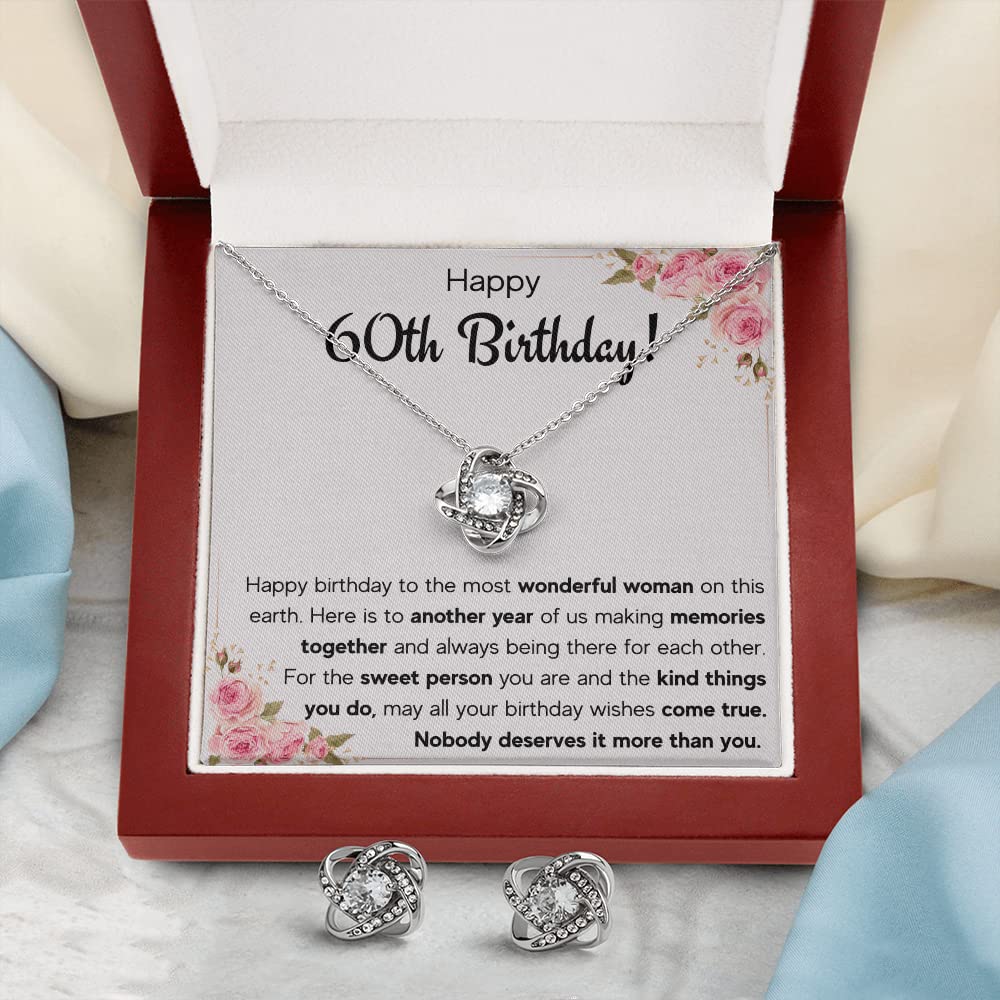 60th Birthday Gifts for Women - Elegant Necklace with Gift Box | Perfect for Milestone Celebrations