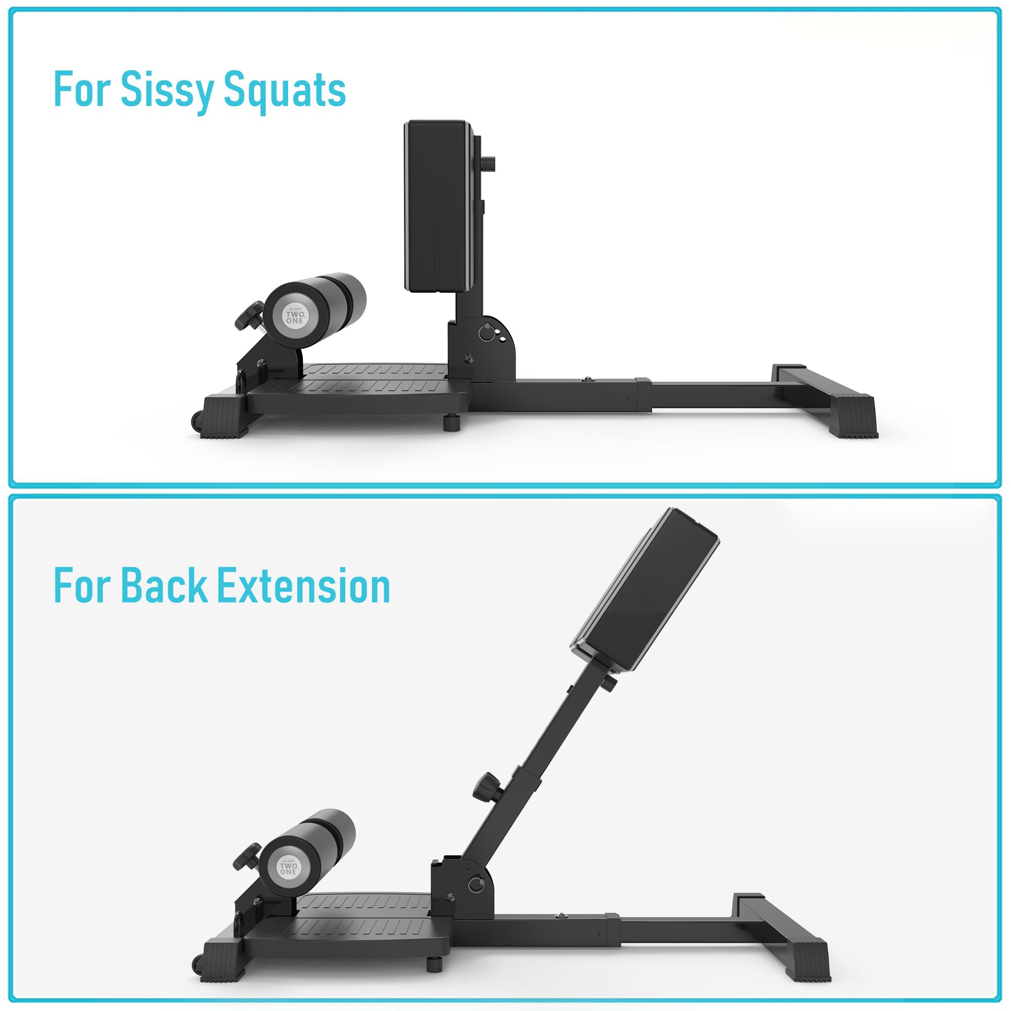 Leikefitness Deluxe Multi-Function Sissy Squat Bench - Adjustable Home Gym Equipment for Leg Workouts, Strength Training & Full Body Exercise | Perfect for Home Fitness, CrossFit & Weight Lifting