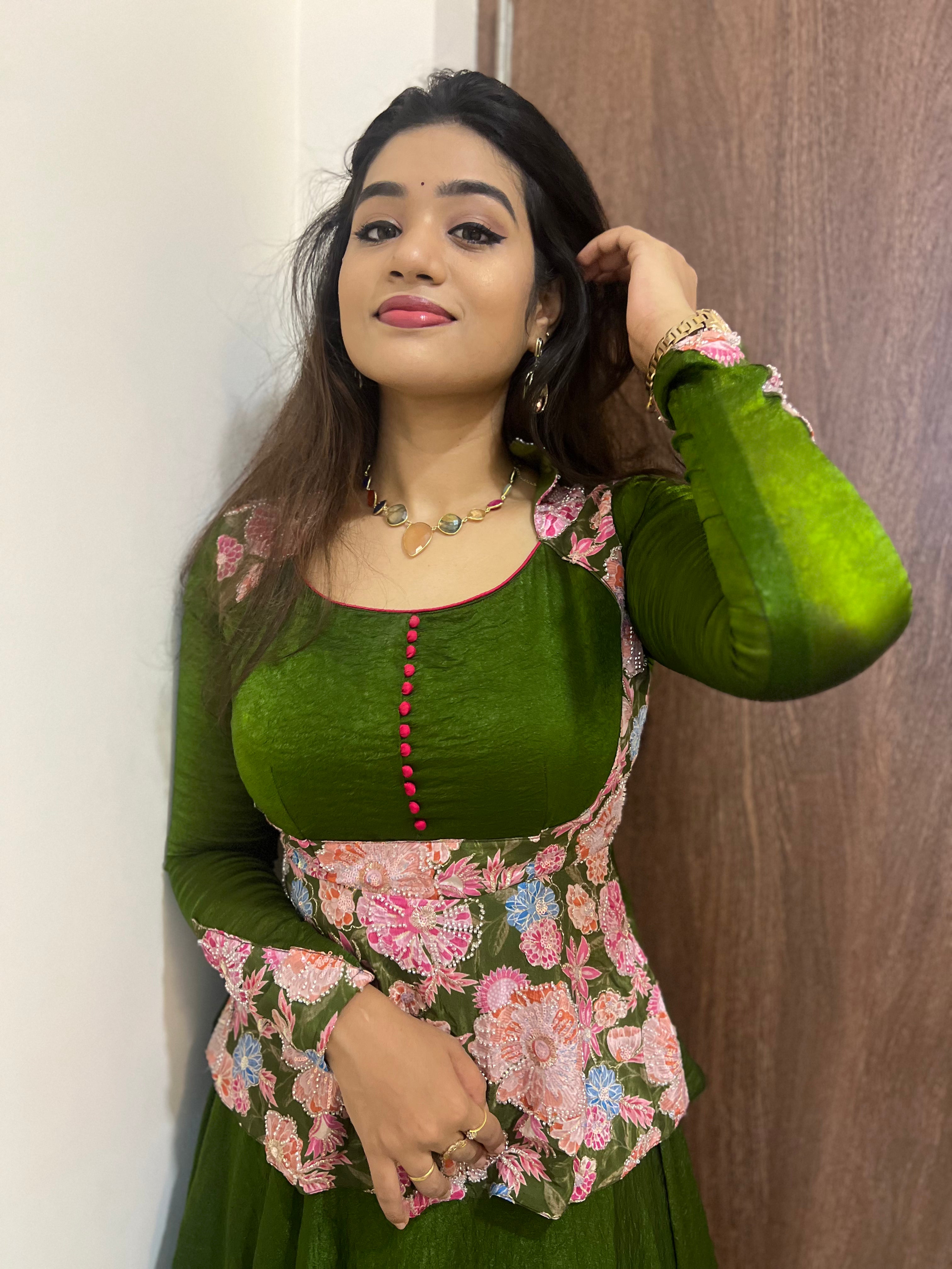 Amulya Premium Designer Peplum Top and Skirt Set for Women - Elegant Party Wear & Special Occasion Outfit | Perfect for Weddings, Cocktail Parties & Date Nights