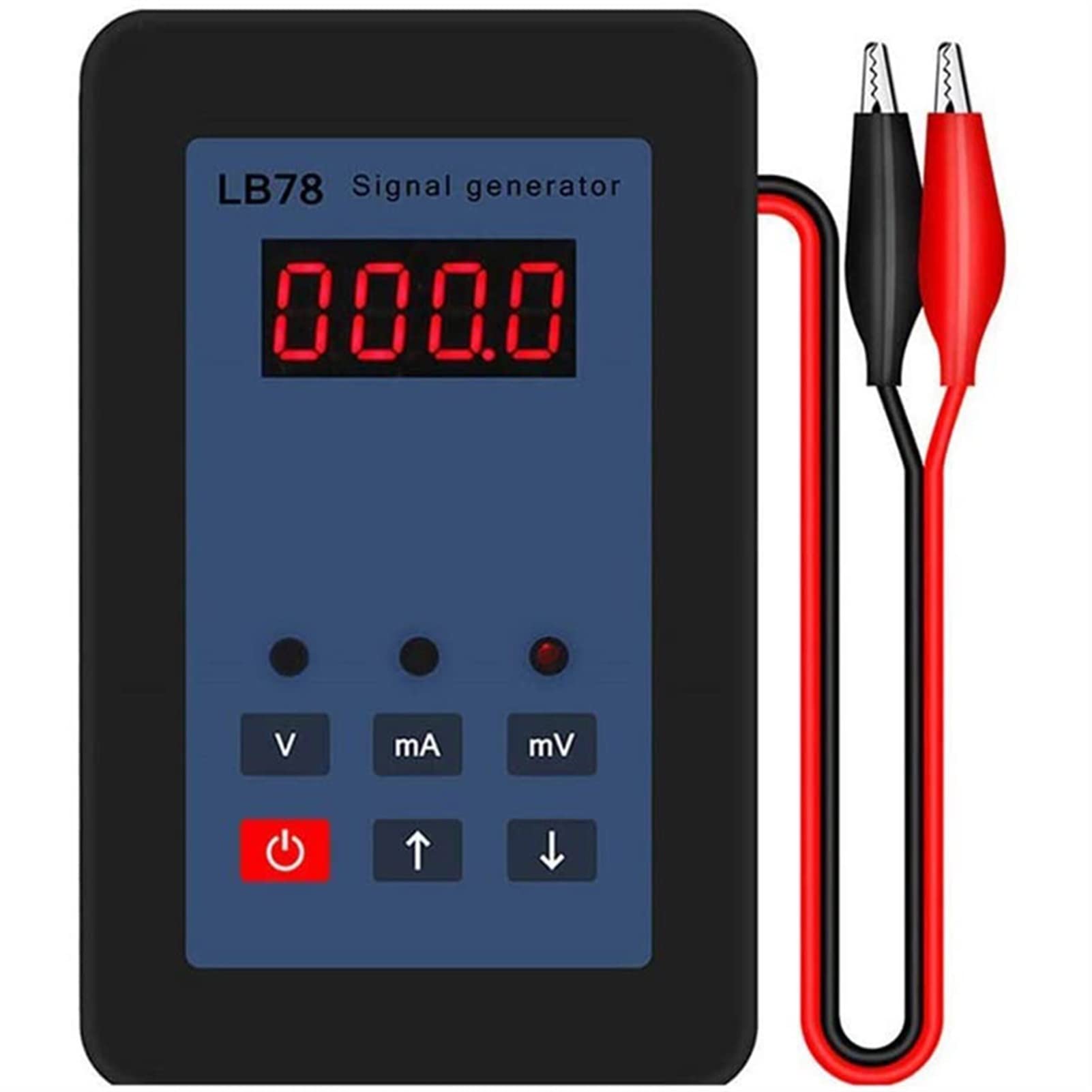 Portable Mini LB78 Resistance Current Voltmeter Signal Generator - 4-20mA/0-10V/mV Process Calibrator (Black) | Ideal for Industrial Testing, Electrical Maintenance & Lab Calibration