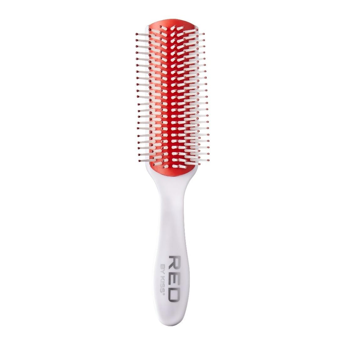 Red by Kiss Rubber Cushion Brush - Professional Makeup Brush for Blending & Contouring - Perfect for Foundation, Concealer & Powder Application (Ideal for Home & Professional Makeup Artists)