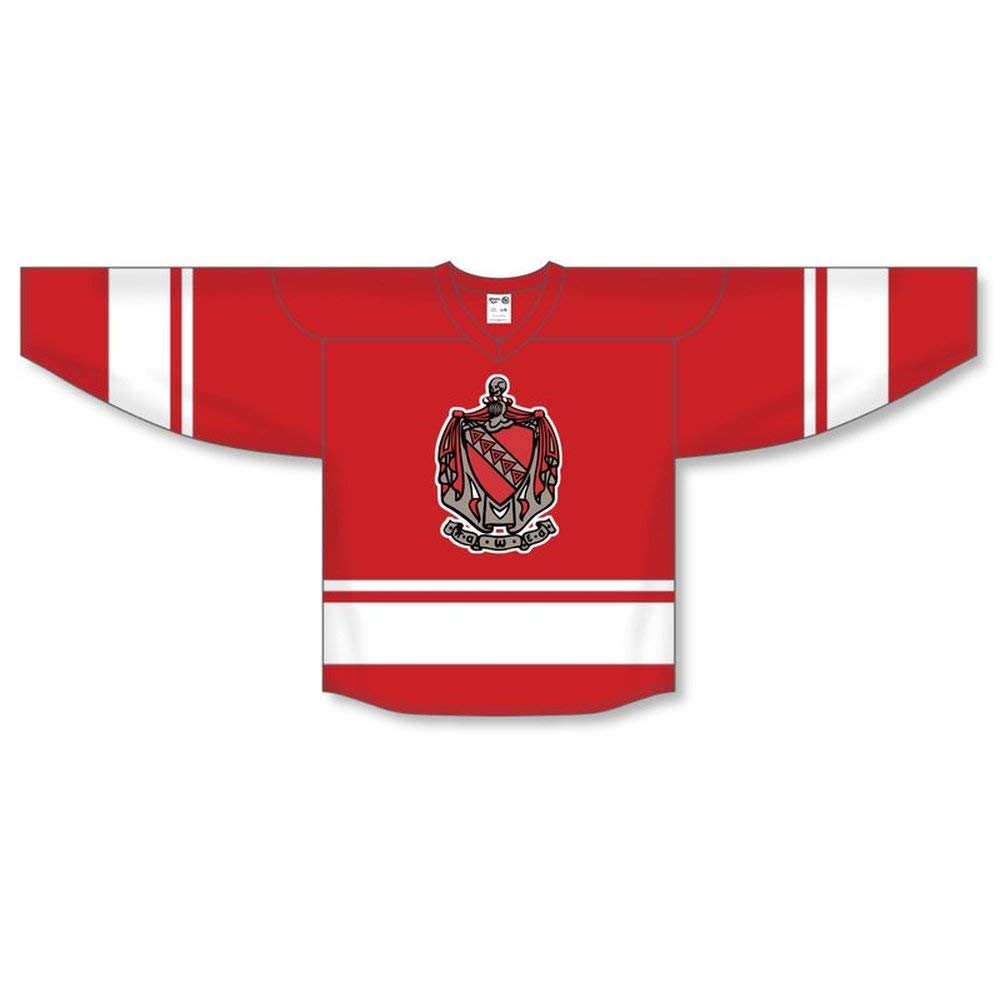 Tau Kappa Epsilon TKE Fraternity Hockey Jersey - Custom Greek Letter College Hockey Uniform for Men - Perfect for Hockey Games, Tailgating & Greek Life Events