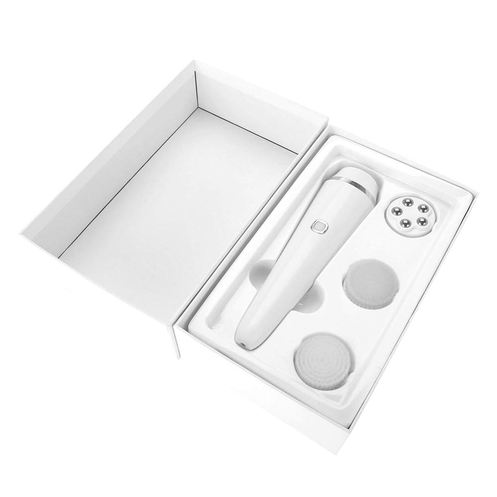 Electric Facial Cleansing Brush - USB Rechargeable Pore Cleaner for Blackhead Removal & Deep Cleansing | Gentle Massage for Daily Skincare Routine at Home or Travel