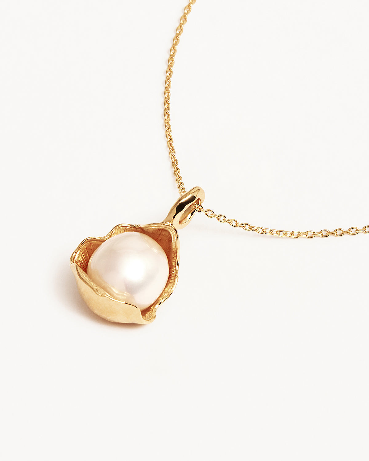 18K Gold Vermeil Pearl Necklace - Elegant Dream Pearl Jewelry for Women | Perfect for Weddings, Parties & Special Occasions