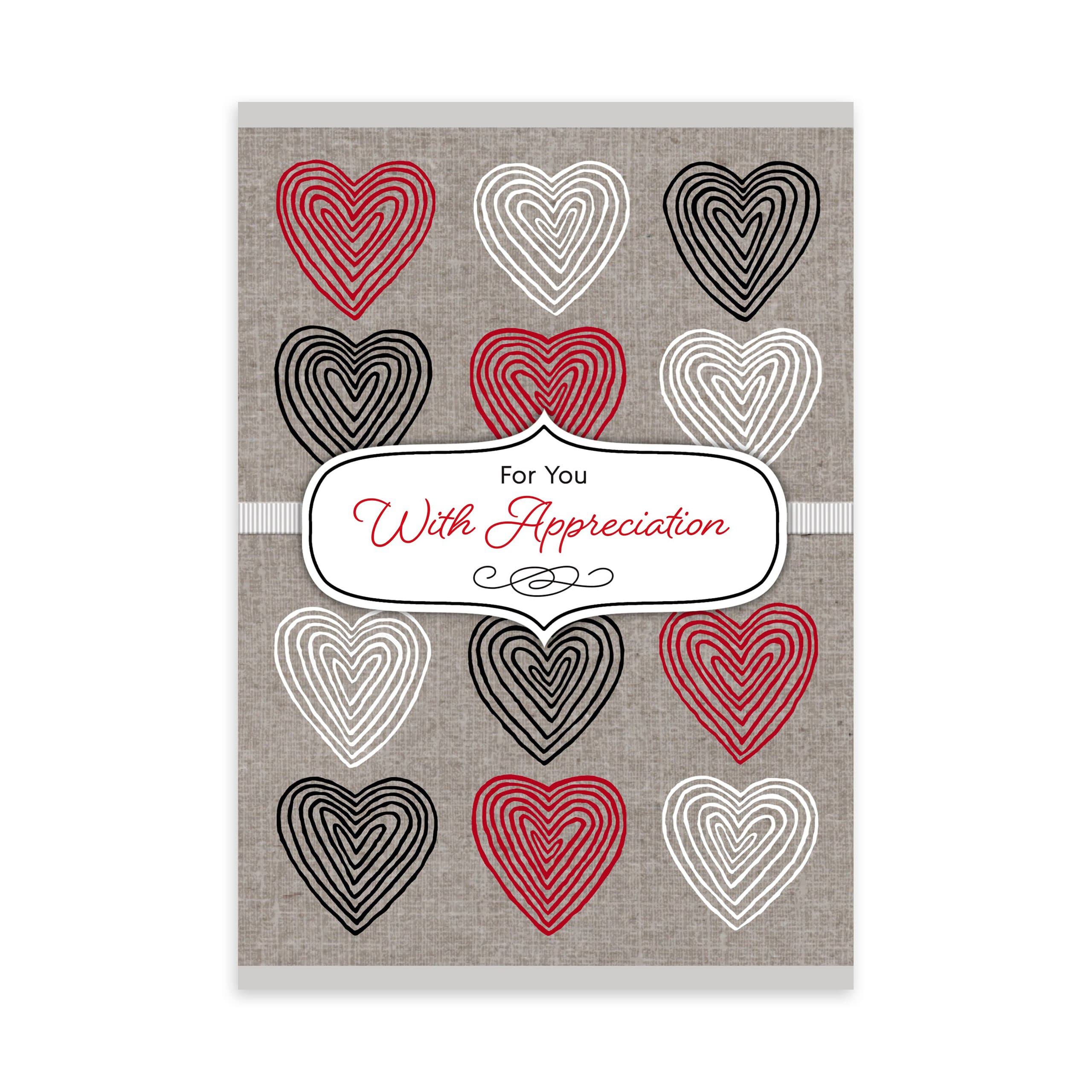 Hallmark Business Valentine's Day Greeting Cards - 100 Pack with Appreciation Hearts Design for Customers & Employees - Perfect for Office Gifts, Client Appreciation & Employee Recognition