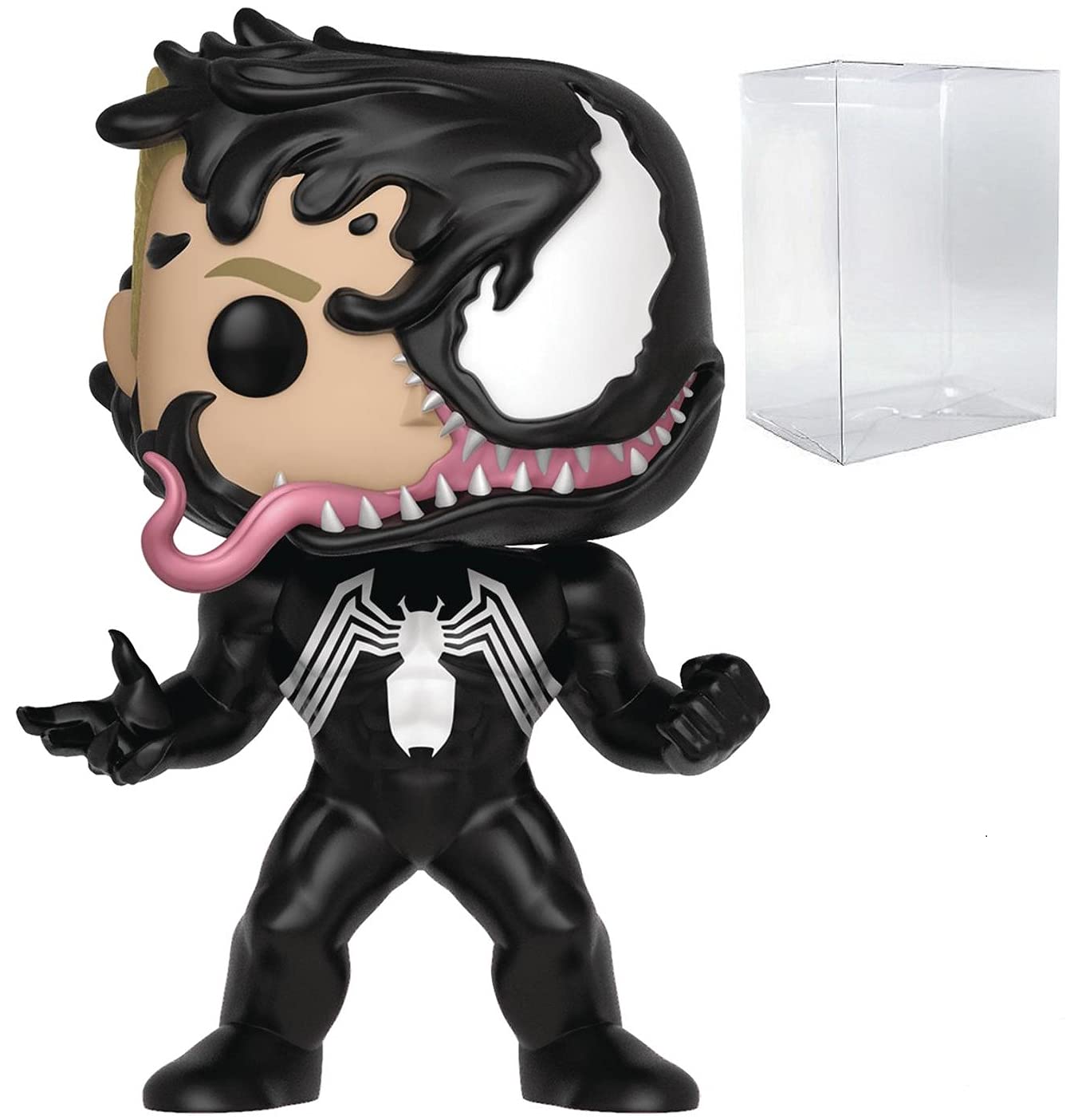 Marvel Venomized Eddie Brock Funko Pop! Vinyl Figure with Pop Protector Case - 3.75