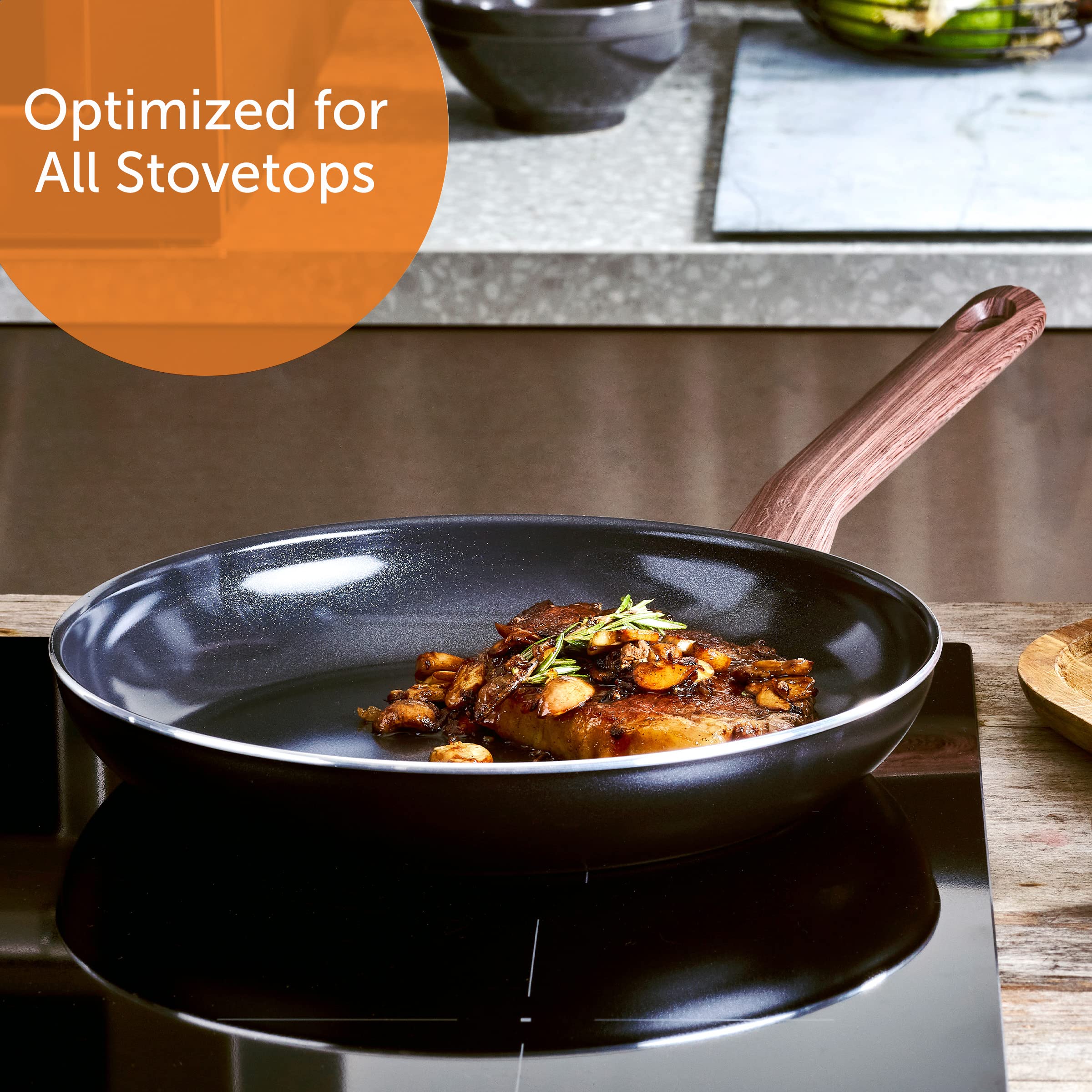 BK Simply Ceramic Nonstick Frying Pan Set - 9.5