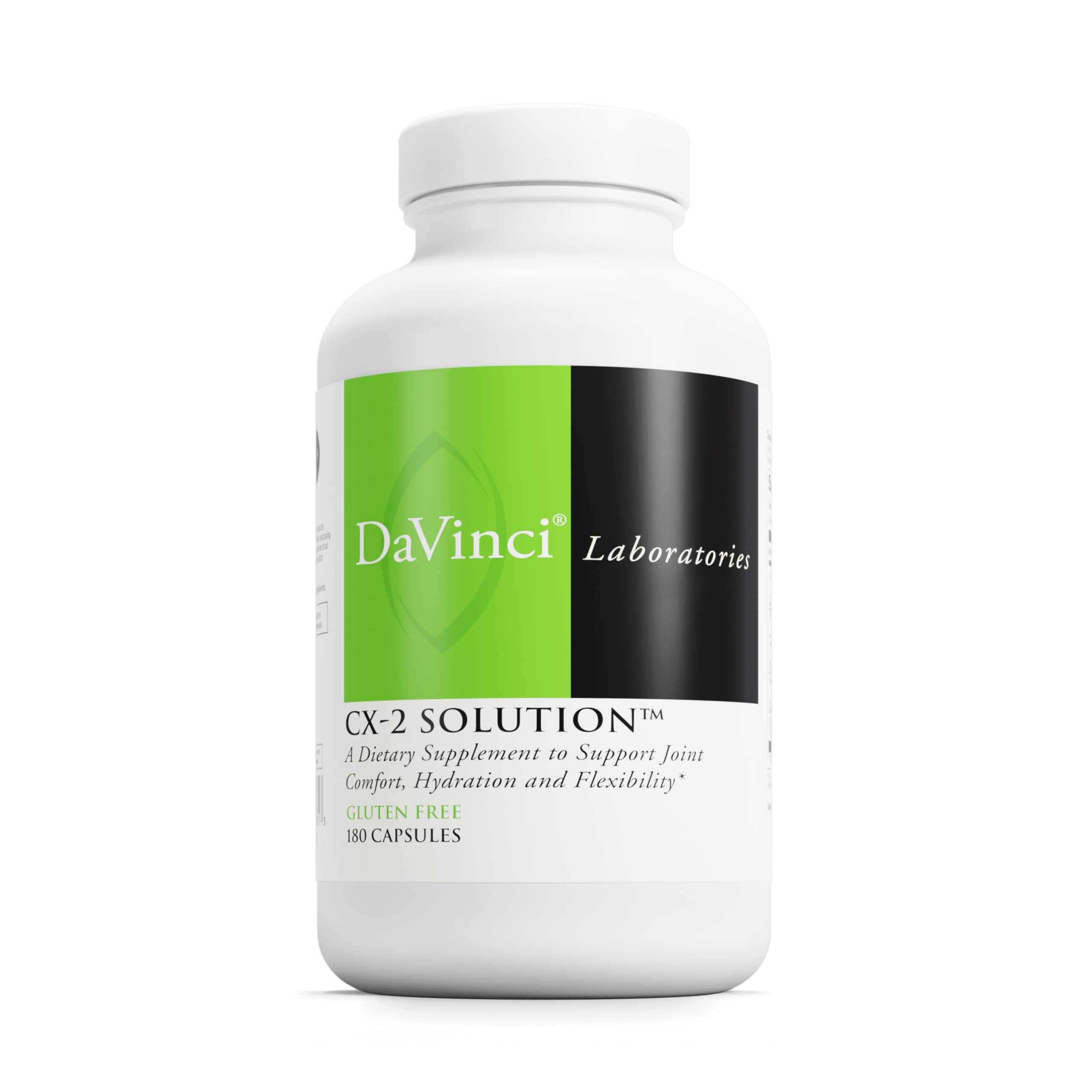 DAVINCI Labs CX-2 Solution - Muscle & Joint Support Supplement with Glucosamine HCl, MSM & Sea Cucumber - Promotes Hydration & Flexibility - Gluten-Free 180 Capsules - Ideal for Athletes, Fitness Enthusiasts & Active Lifestyles