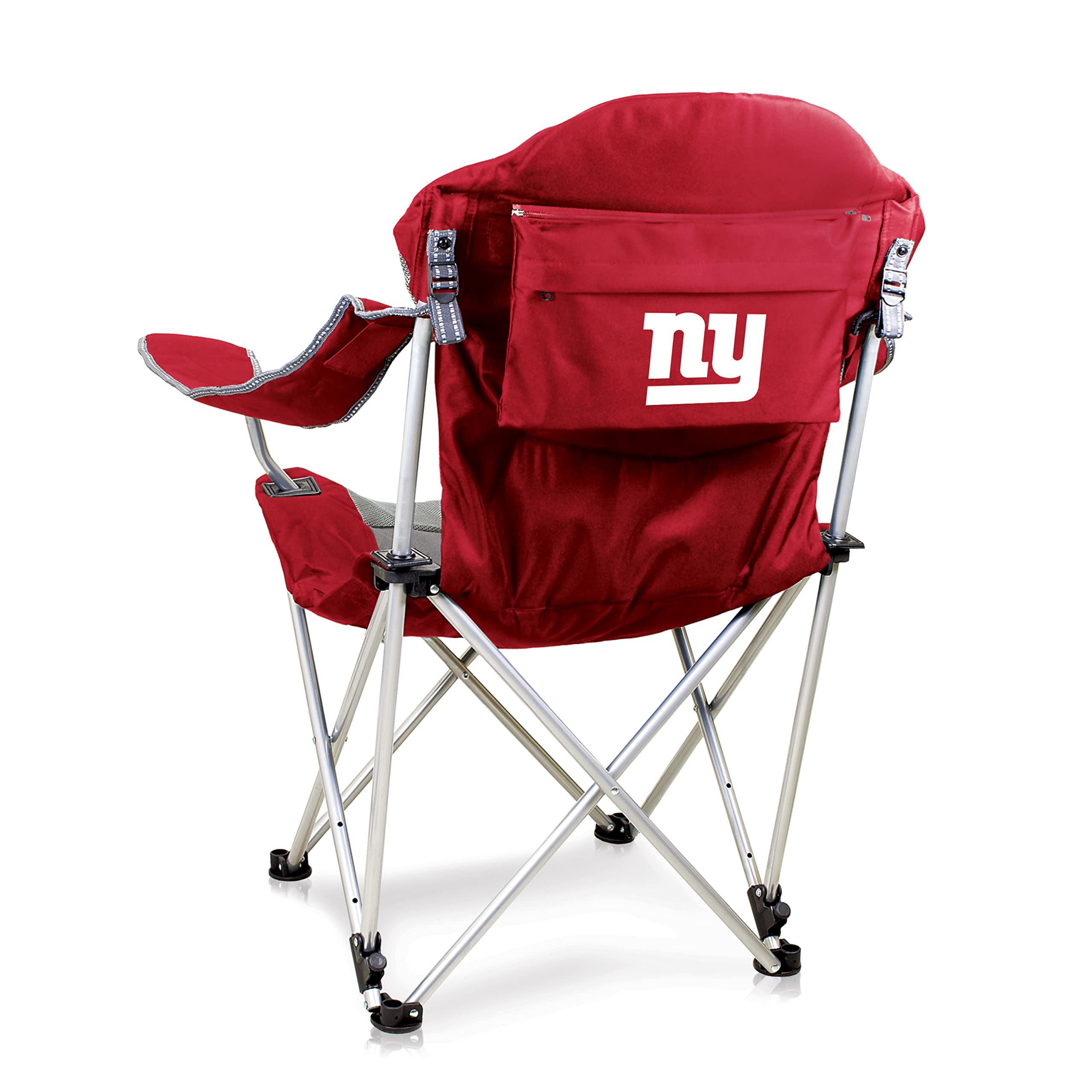 PICNIC TIME NFL Reclining Camping Chair for Adults - Portable Beach & Sports Chair with Carry Bag - Perfect for Football Games, Camping, Beach Outings & Outdoor Events