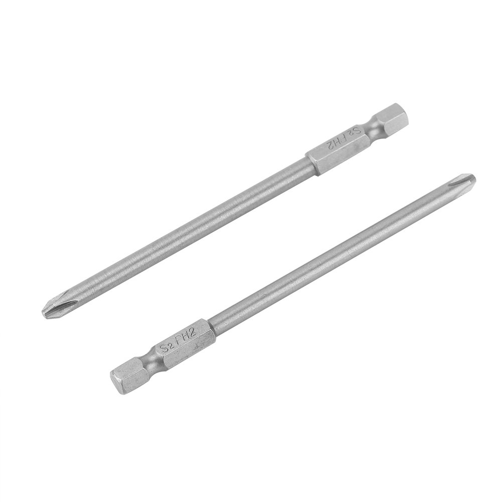 10-Piece Steel Cross Head Drill Bit Set with 1/4-Inch Hex Shank - Compatible with Electric Screwdrivers, Hand Screwdrivers & Power Drills - Perfect for DIY Projects, Home Repairs & Professional Construction Work