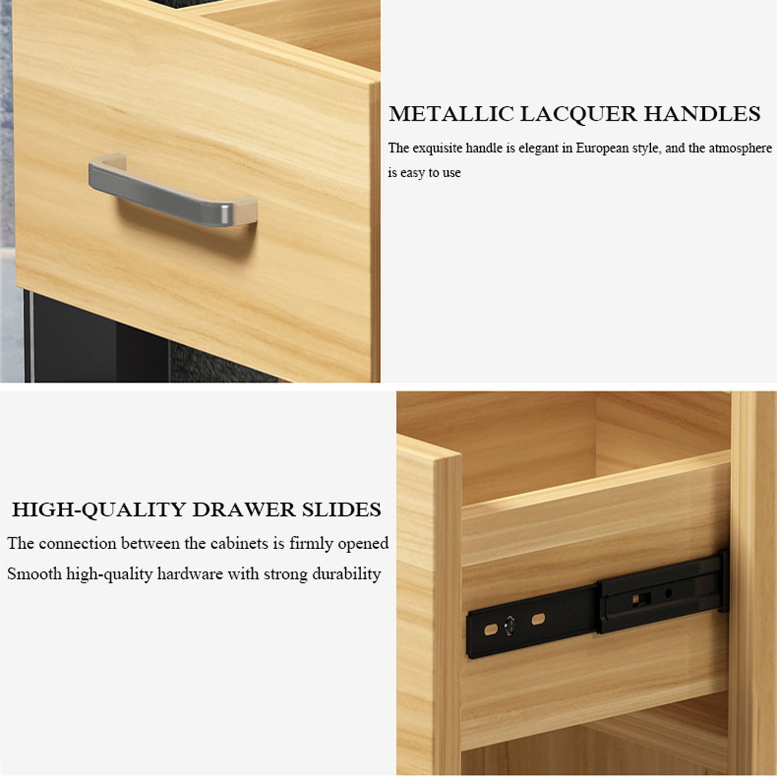 Modern LED Reception Desk with Lockable Drawer - Elegant Checkout Counter for Office, Retail Store & Beauty Salon - Durable Front Desk Table for Lobby, Hotel & Clinic Reception Areas