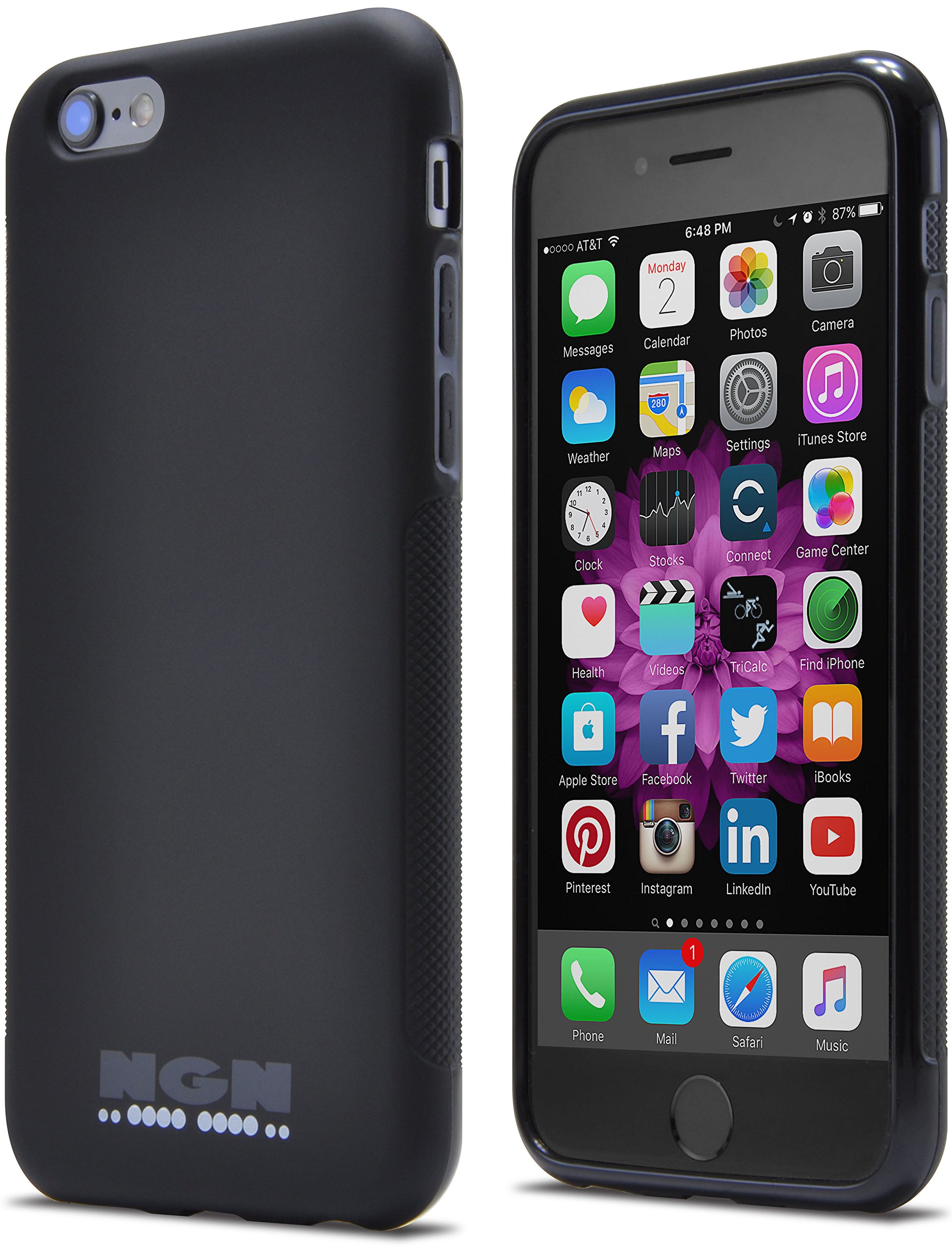Engine Design Group - Ultra Grip Slim Fit TPU Case for iPhone 6 & 6s | Shockproof Protective Phone Cover | Perfect for Outdoor Sports, Gym & Daily Use