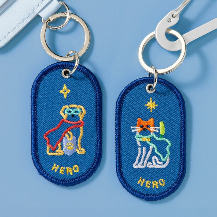 2/8b Pair Key Ring / Iroha - Durable Stainless Steel Keychain Set for Home, Office & Travel - Perfect for Organizing Keys, Gifts & Everyday Carry (ECG)