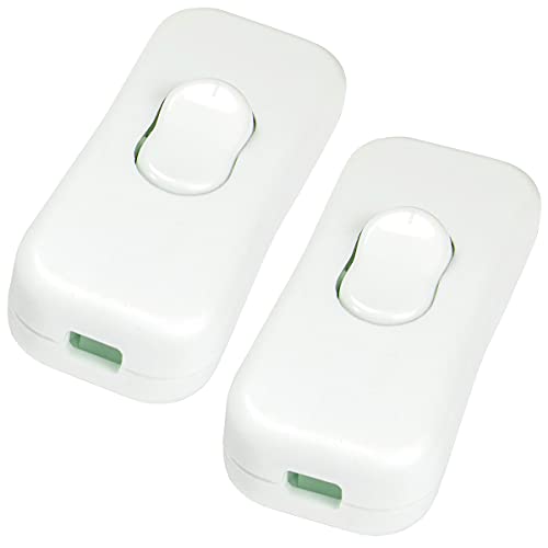 Inline Switch-White,2Pack,