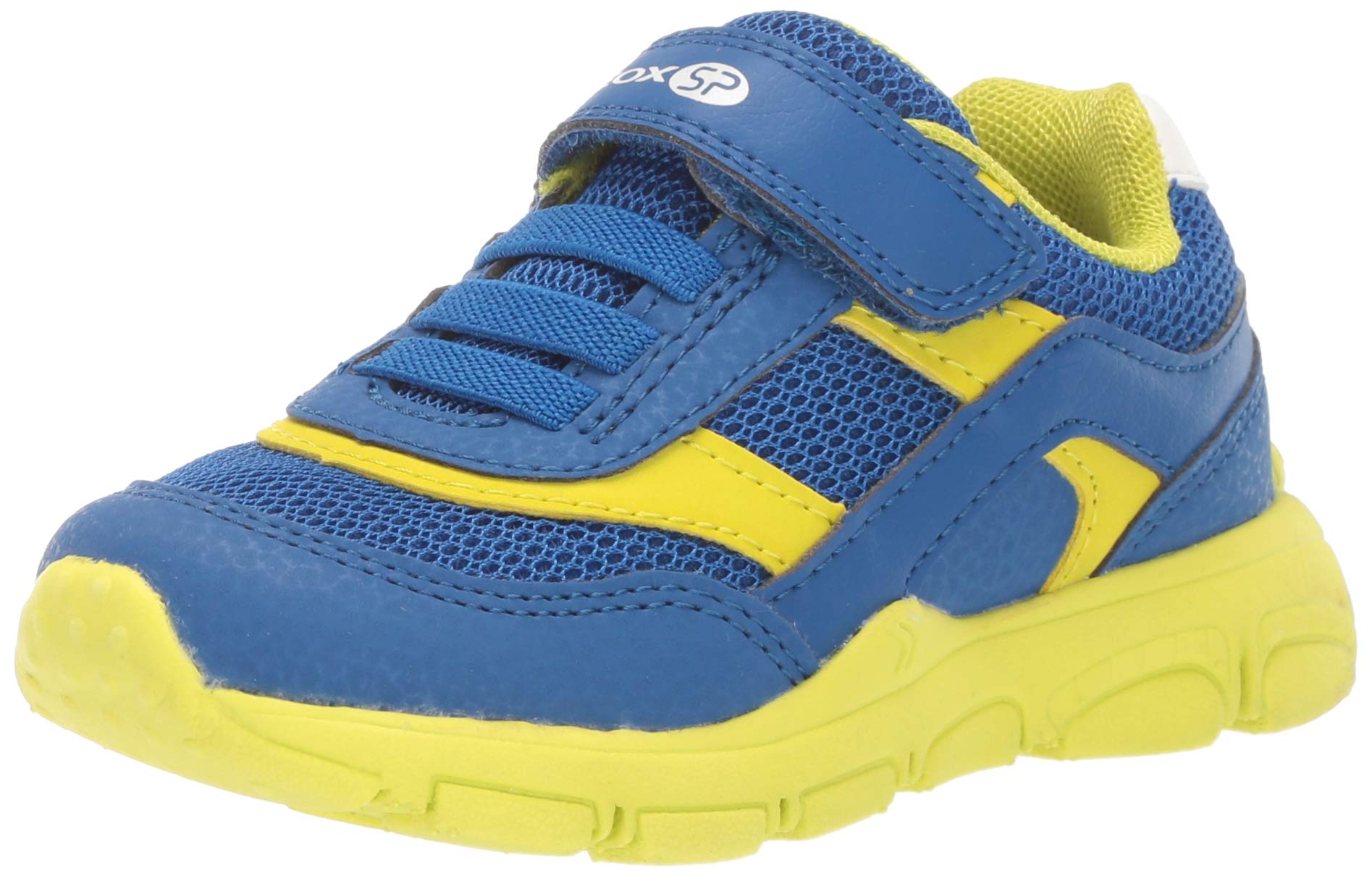 Geox Unisex Kids Torque Boy 2 Velcro Sneakers - Lightweight Breathable School Shoes for Boys & Girls - Perfect for School, Play & Everyday Wear