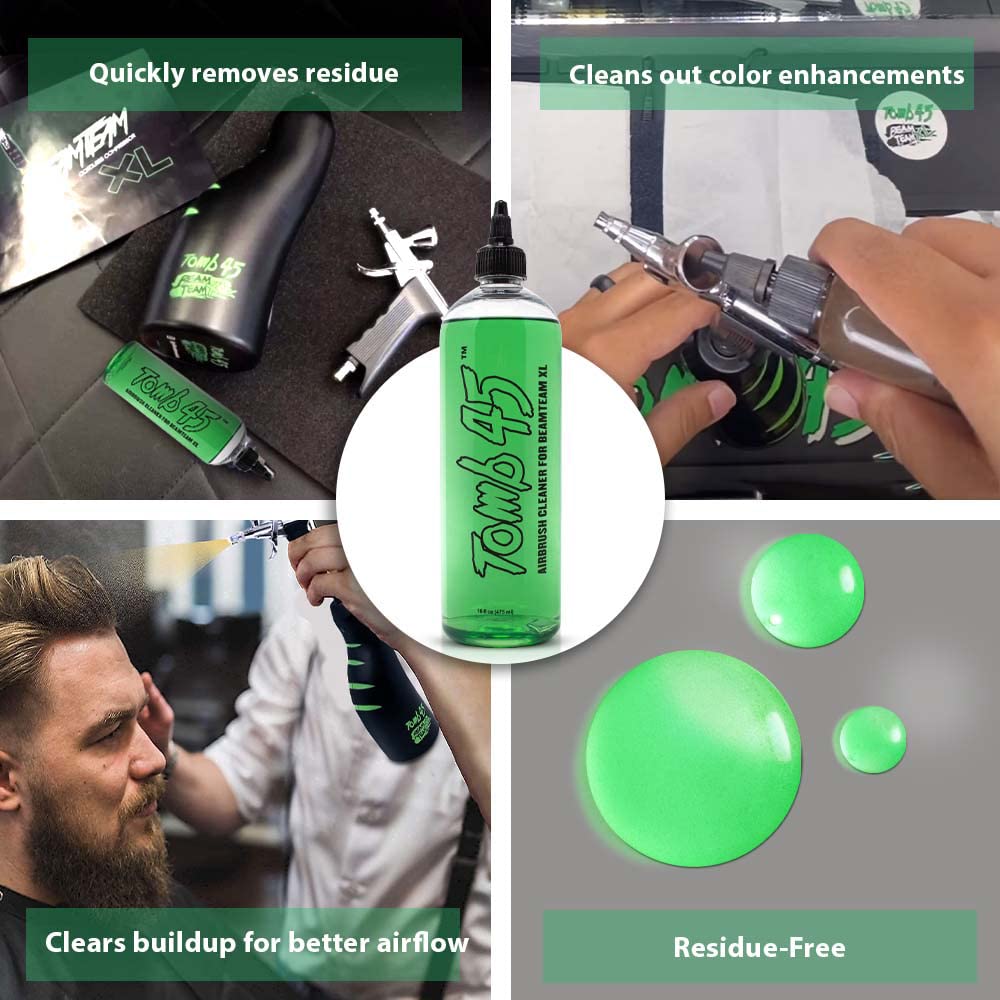 Tomb45® Airbrush Cleaner – Professional Airbrush Tool Cleaner for Artists & Hobbyists | Ideal for Acrylic, Watercolor & Model Paint Cleaning