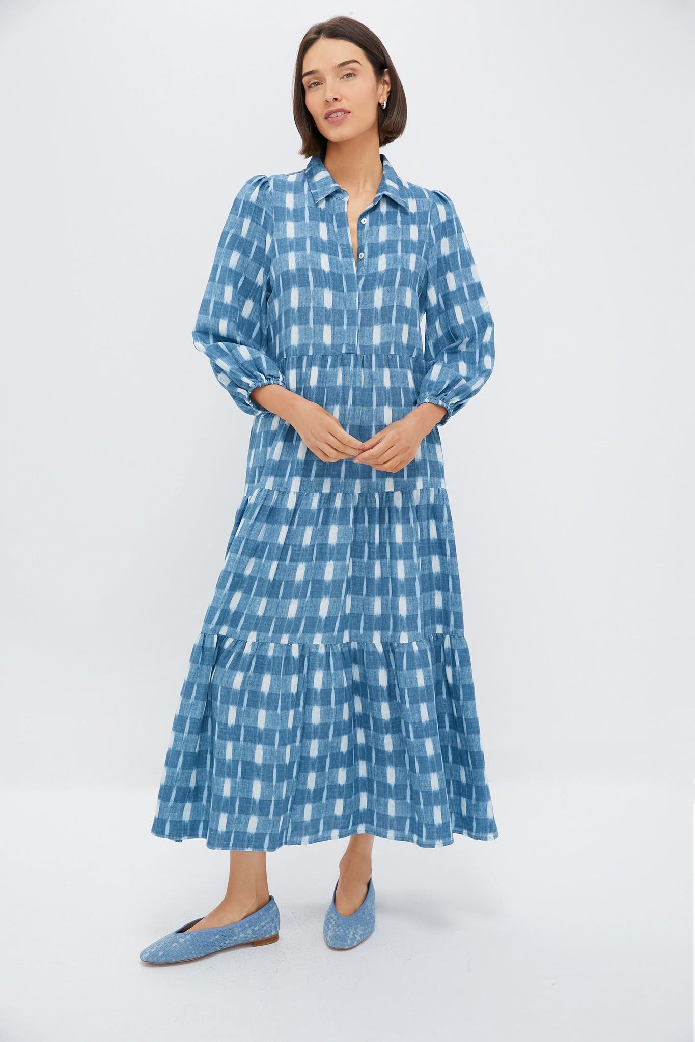 Blue Ikat