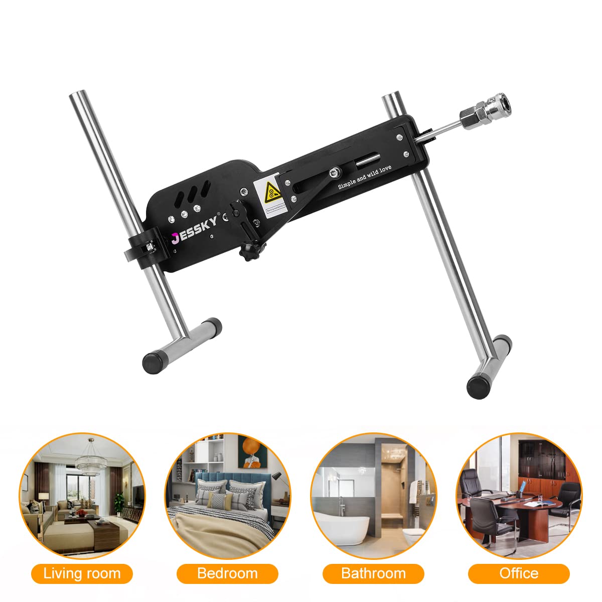 Premium Sex Machine for Couples - Adjustable Love Machine with 6 Attachments for Women & Men - Enhance Intimacy & Spice Up Your Bedroom Life