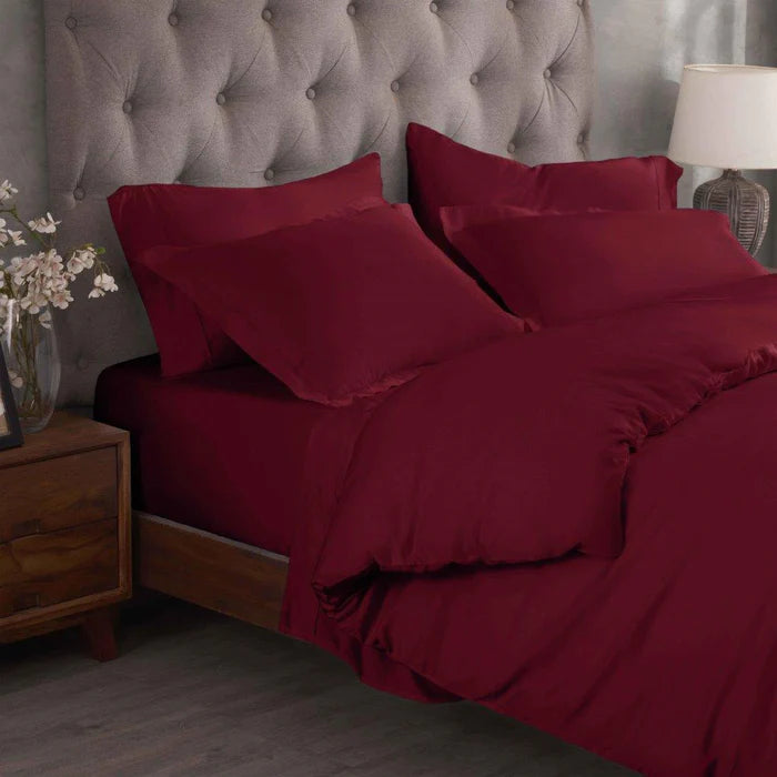 Premium 300 Thread Count Modal Duvet Cover Set - Soft & Breathable Beechwood Fabric - Perfect for Bedroom, Hotel, and Guest Room Comfort