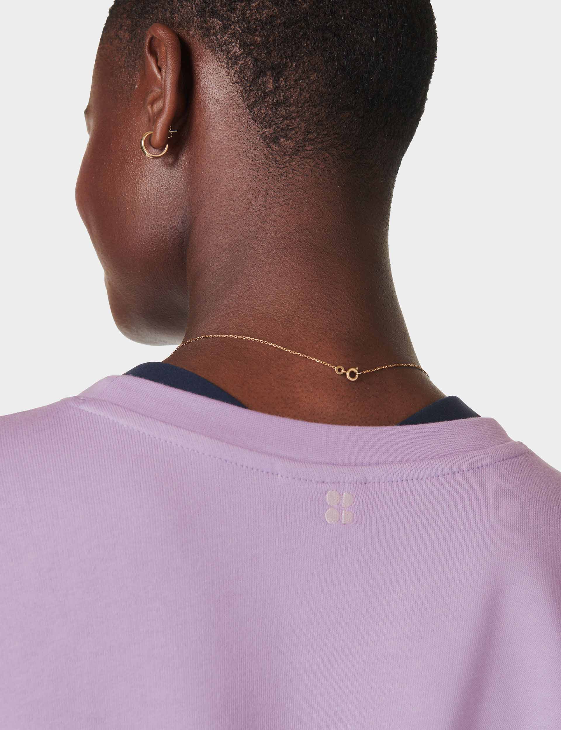 After Class Longline Sweatshirt for Women | Trendy Oversized Pullover Hoodie in Prism Purple | Perfect for Casual Wear, Lounge & College Campus Outfits