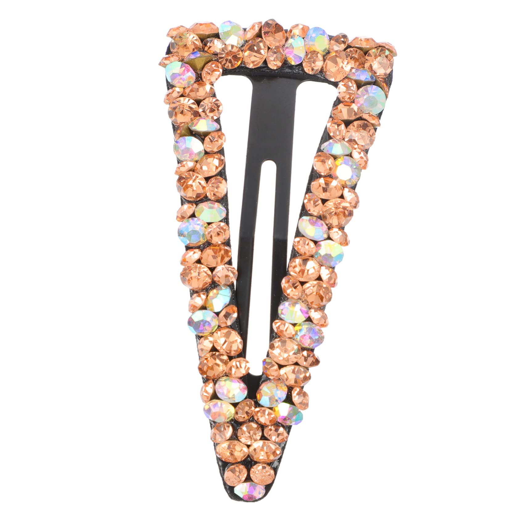 Sparkling Rhinestone Hair Clips for Women - Triangle Alligator Hair Barrettes, Elegant Hairpins & Hair Ornaments for Ladies - Perfect for Weddings, Parties & Everyday Glam