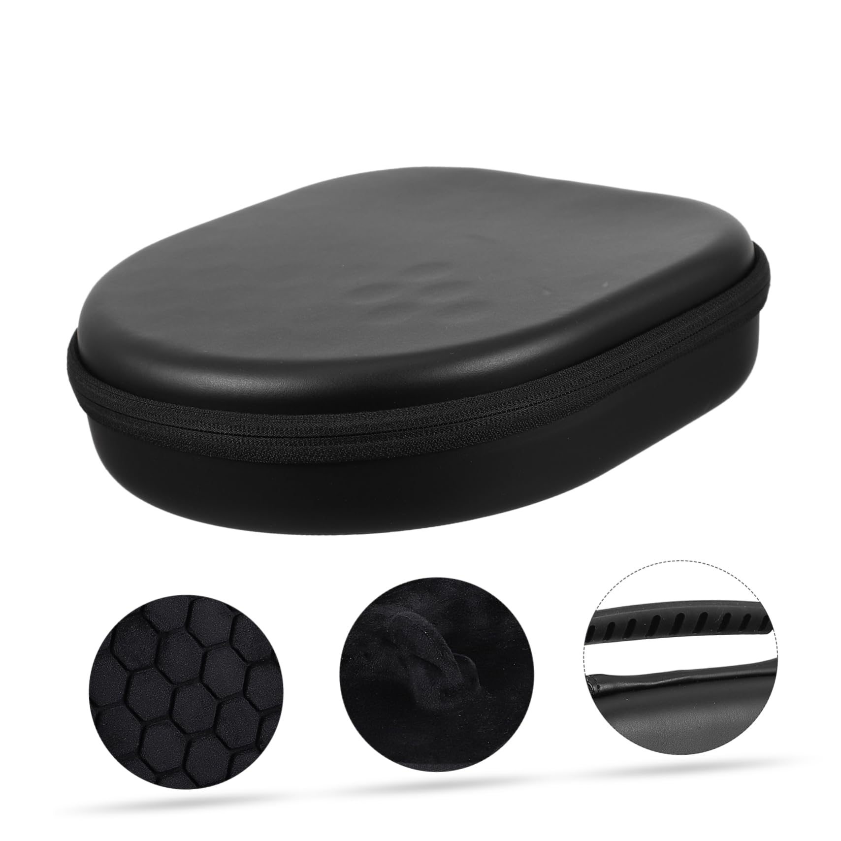 Artibetter 3-Piece Headphone Carrying Case - Durable Tarpaulin Protective Storage Pouch for Travel, Commuting & Gym Use - Fits Earphones & Headphones