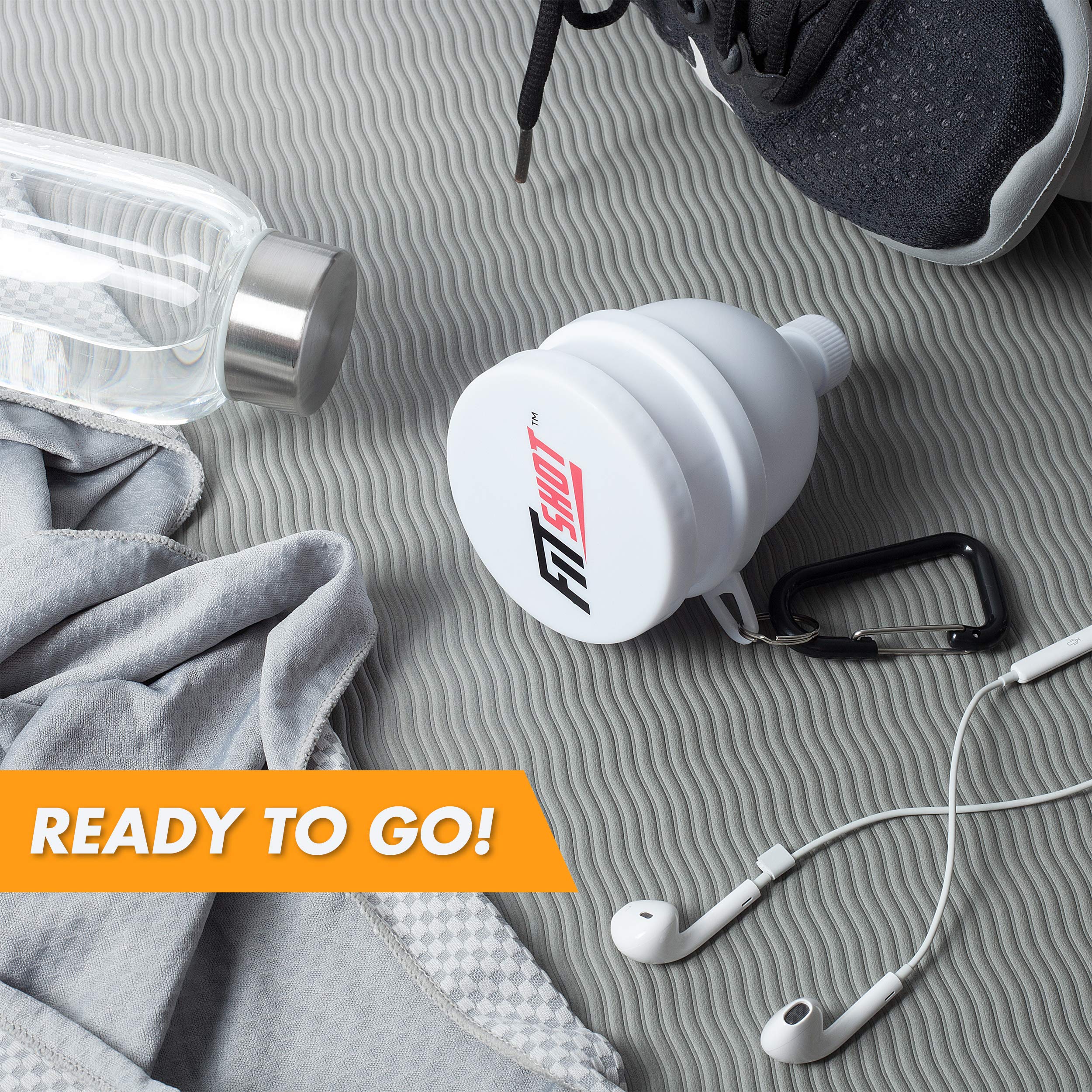 Premium Protein Powder Funnel Set - 4 Pack BPA-Free Supplement Funnels with Keychain & 120ml Pillbox | 2-in-1 Portable Design for Gym, Travel & Home Use | Ideal for Protein Shakes, Pre-Workout & Supplement Storage