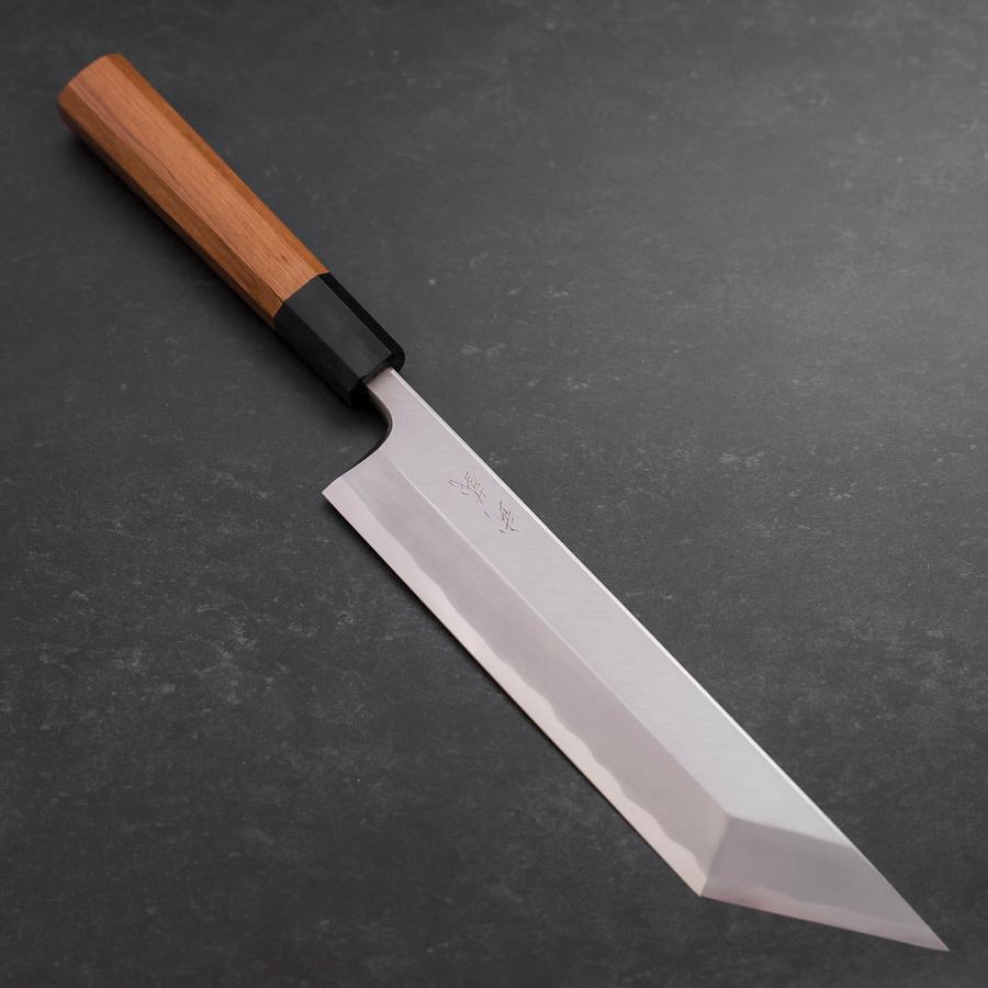 Premium Unagisaki (Edo) Sushi Knife - White Steel #2 Hon Kasumi Blade with Buffalo Teak Handle (210mm) - Perfect for Sushi Chefs & Japanese Cuisine Preparation