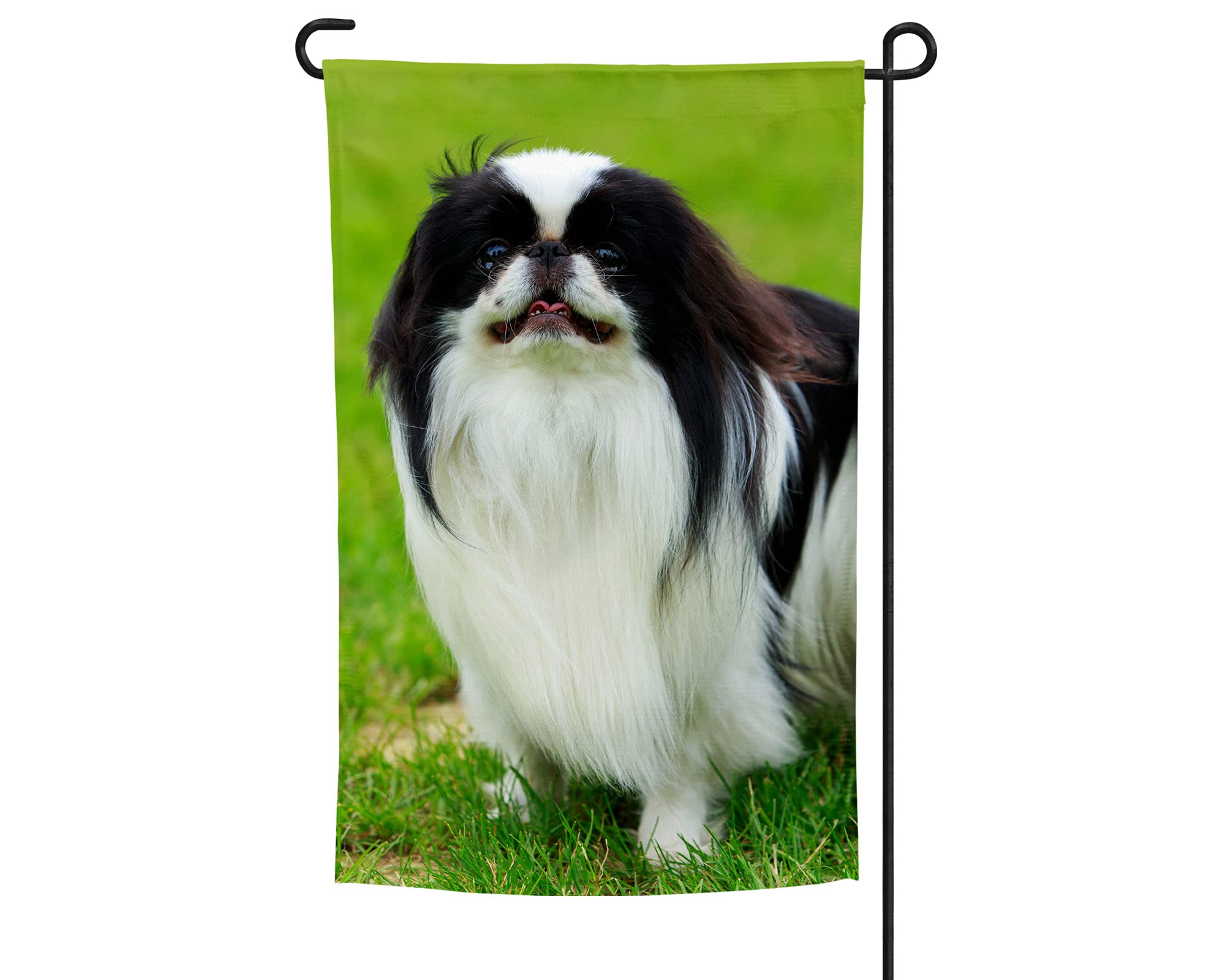 Japanese Chin Garden Flag - Decorative Outdoor Dog Flag for Pet Lovers | Perfect for Yard, Garden, or Patio Decor